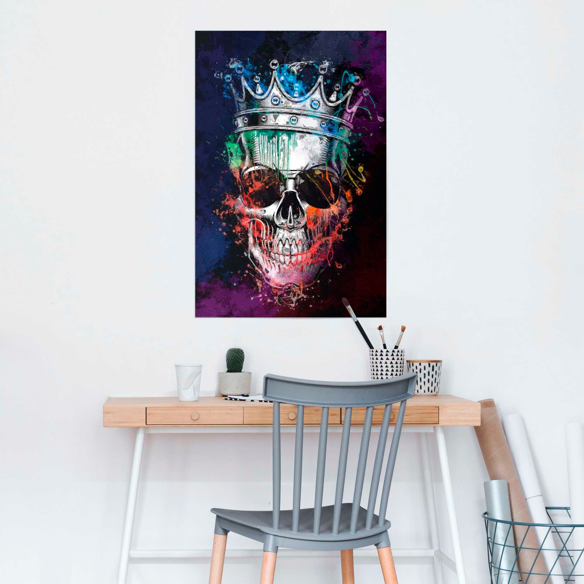 Reinders! Poster »Graffity Totenkopf«