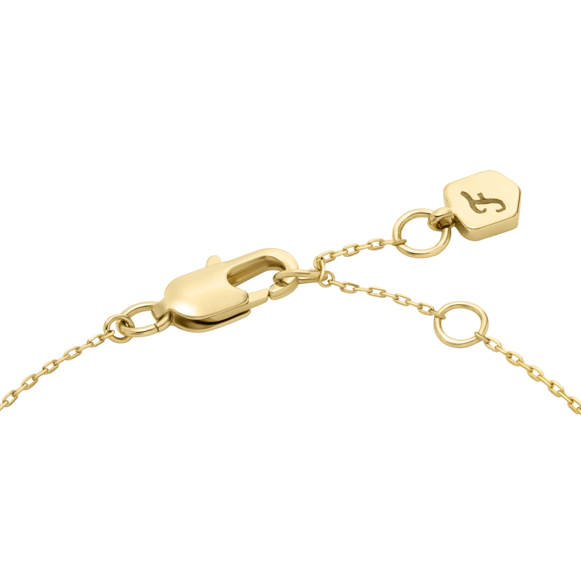 Fossil Armband »Schmuck Geschenk Metall Armkette ELLIS« mit Zirkonia (synth.)