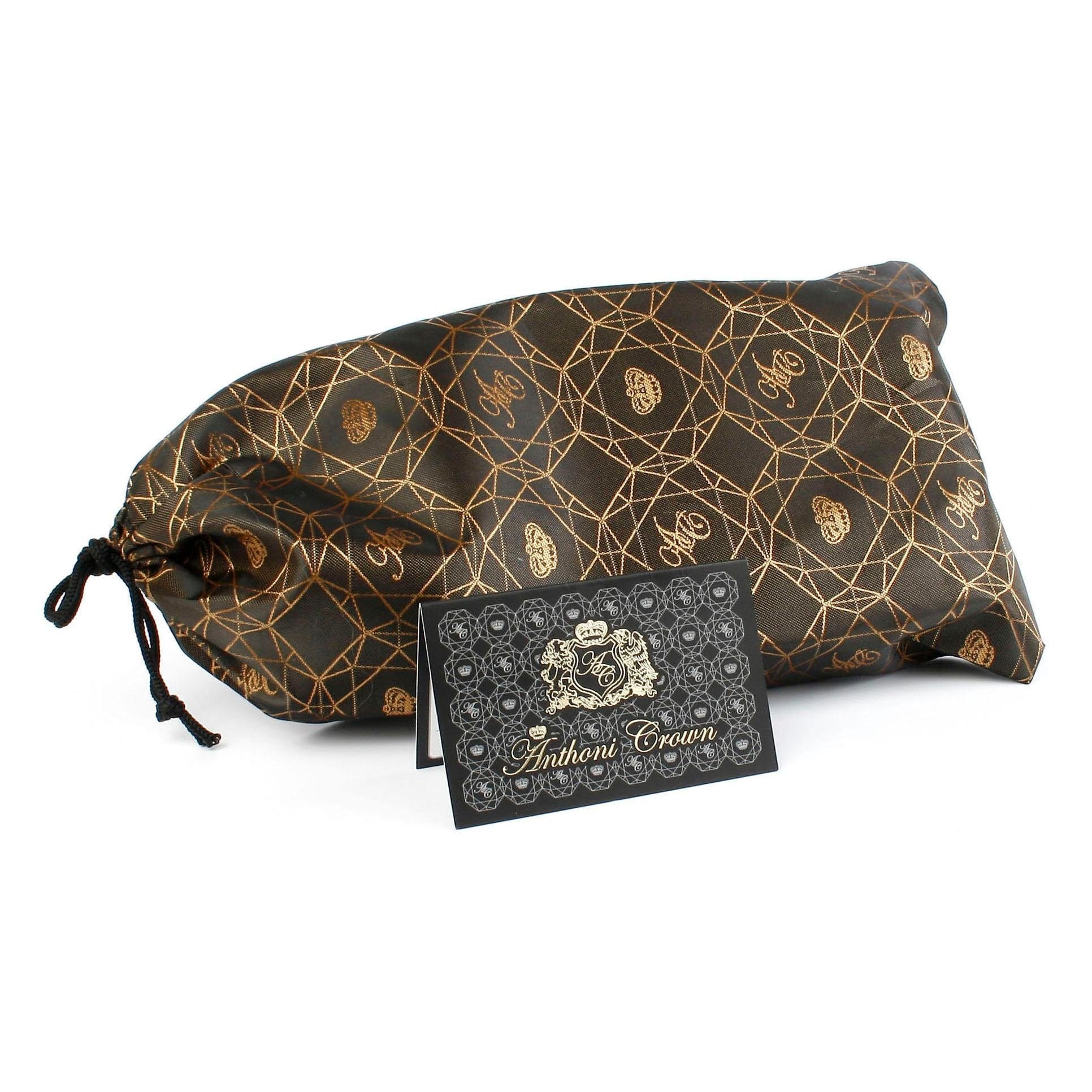 Anthoni Crown Ledergürtel Eindrucksvoller Gürtel mit Schließe in altmessing