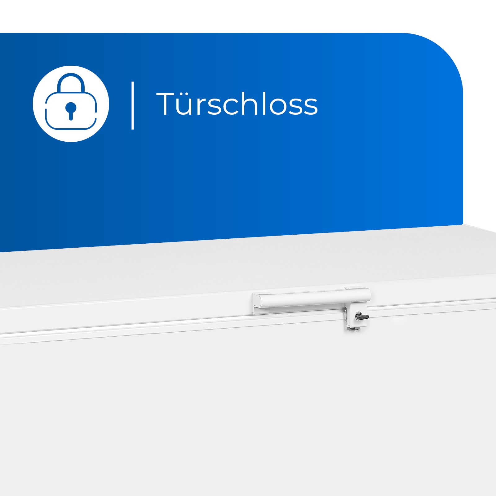 exquisit Gefriertruhe »GT400-HE-041E weiss«, 85 cm hoch, 130 cm breit, mit Türschloss