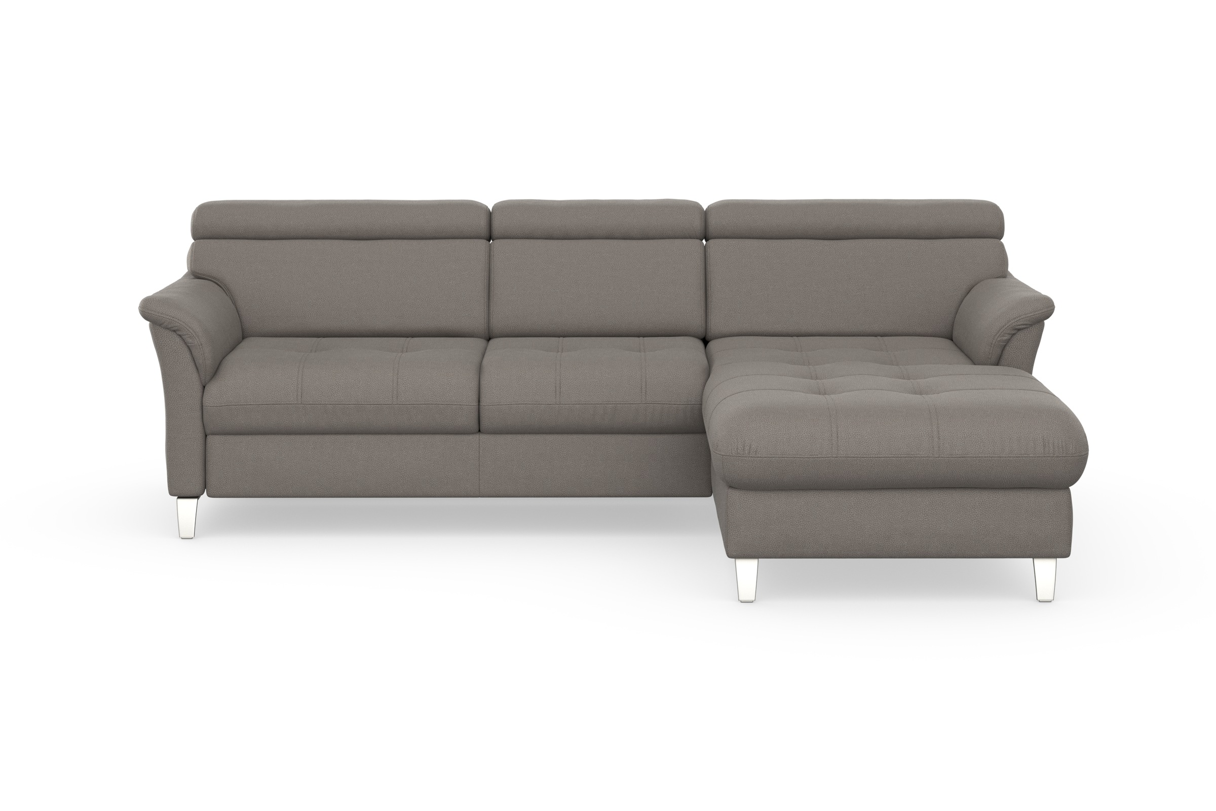 sit&more Ecksofa »Marano L-Form«, inklusive Kopfteilverstellung, wahlweise mit Bettfunktion, Bettkasten