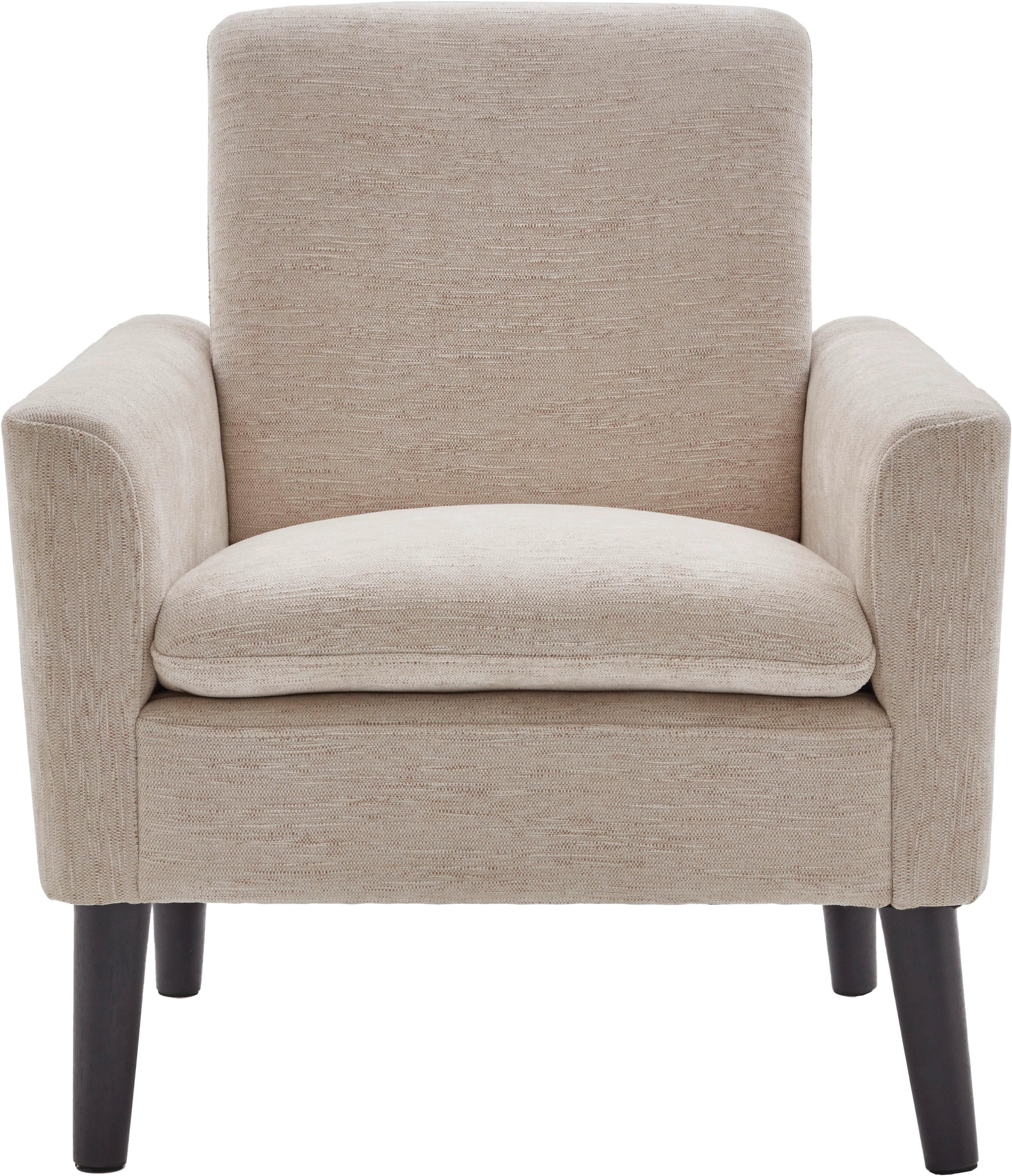 ATLANTIC home collection Sessel »Kimmy«, mit Chenille-Bezug, frei im Raum stellbar, hoher Sitzkomfort