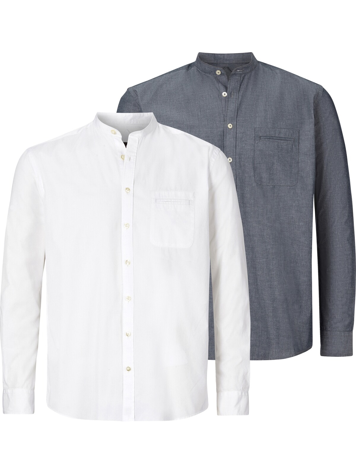 Jan Vanderstorm Langarmhemd »Doppelpack Hemd HEIMIR«