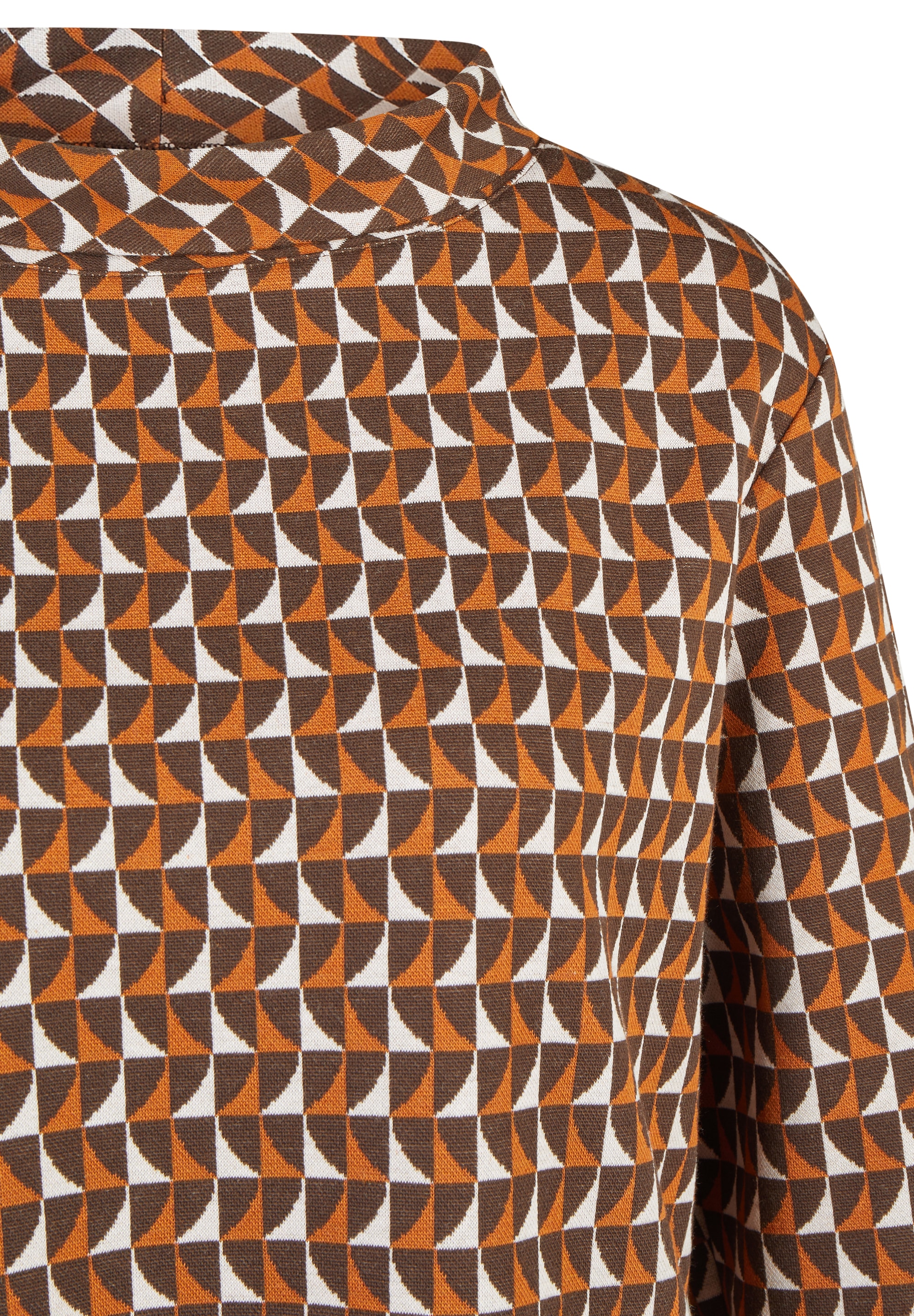 Rabe Langarmshirt mit grafischem Muster