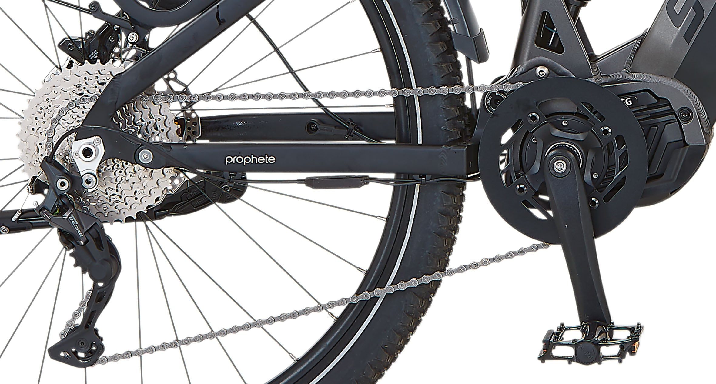 Prophete »Stack 5.8« 10 Gang Shimano Deore Schaltwerk Kettenschaltung Mittelmotor 250 W Pedelec, Elektrofahrrad für Herren
