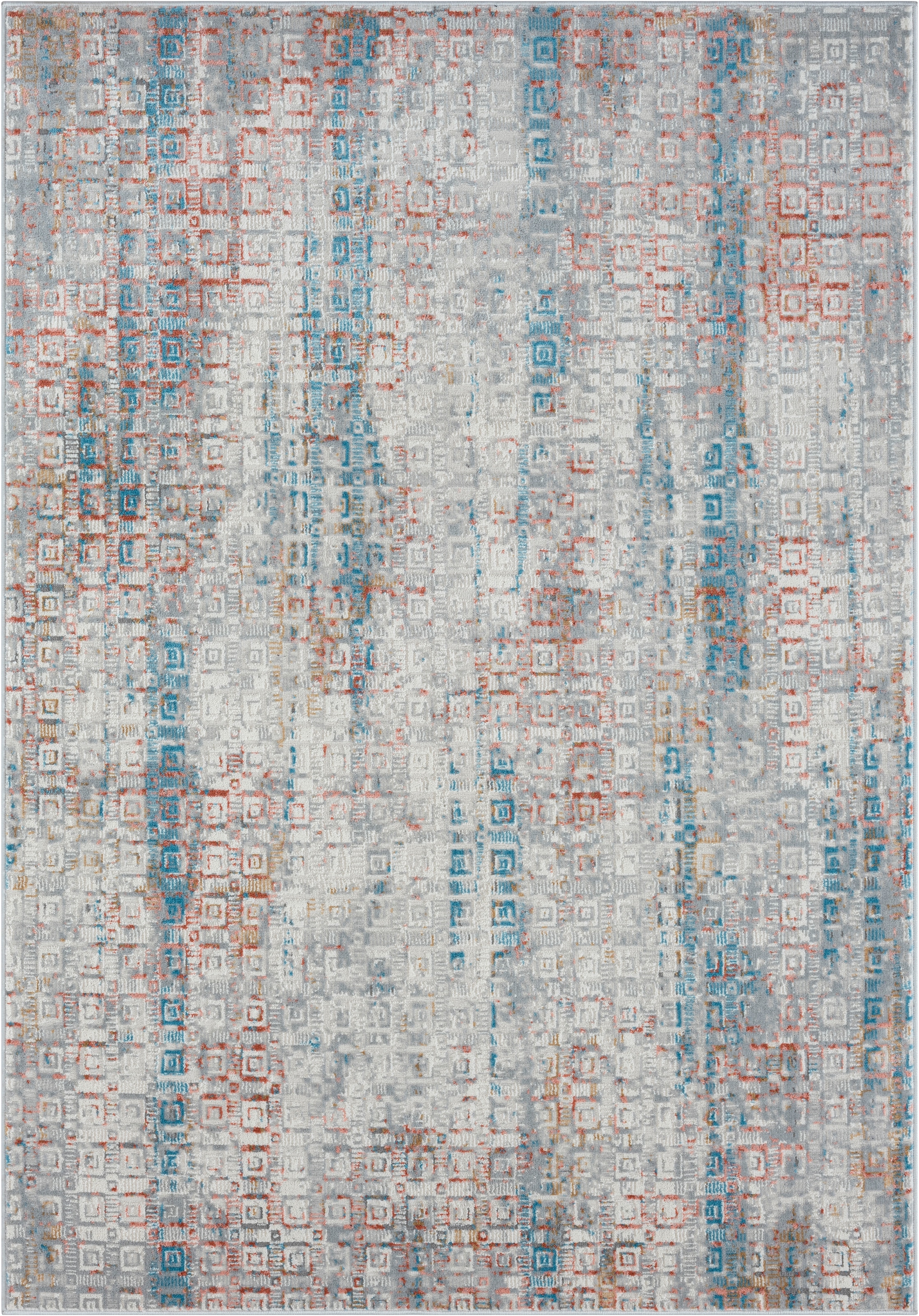 OTTO home Teppich »Myrah« rechteckig 8 mm Höhe Kurzflor, modernes Design, pflegeleicht, Wohnzimmer