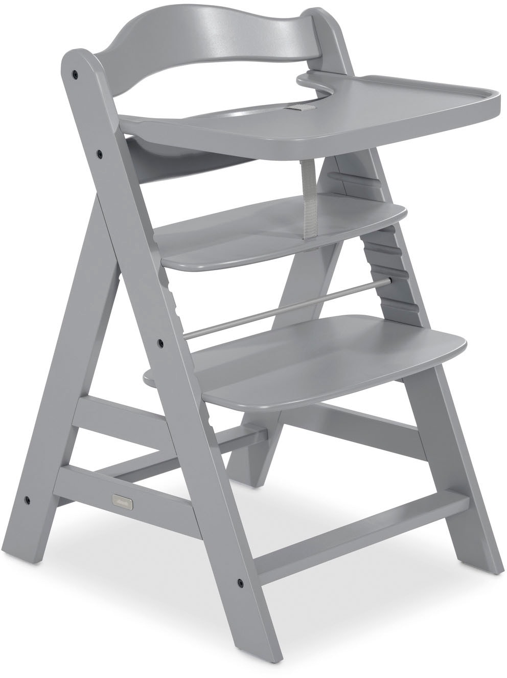 Hauck Hochstuhltablett »Alpha Wooden Tray Essbrett, grey« für Hochstühle Alpha+ und Alpha+ Select