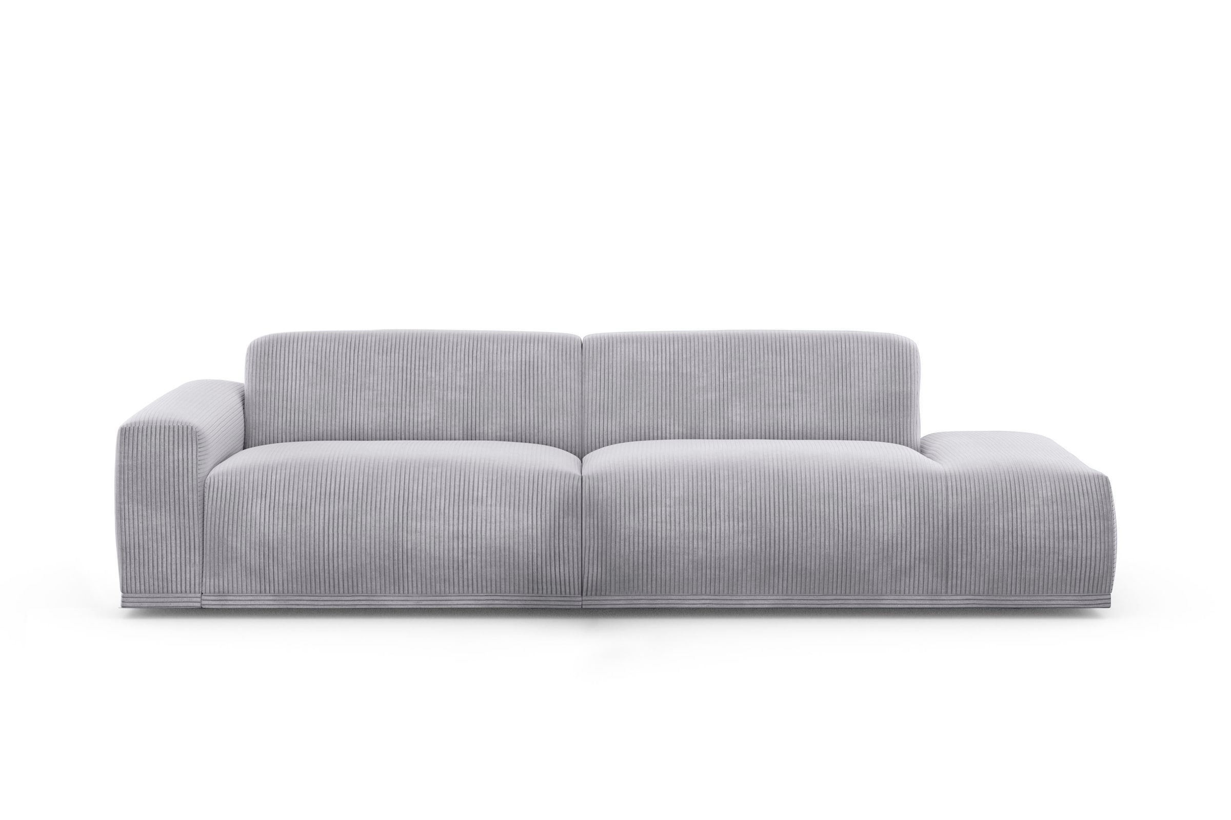 TRENDMANUFAKTUR Big-Sofa »Braga, mit hochwertigem Kaltschaum, Megasofa, in Cord erhältlich«, modernes Big-Sofa, Couch mit hohem Sitzkomfort, 277/72/107 cm (B/H/T)