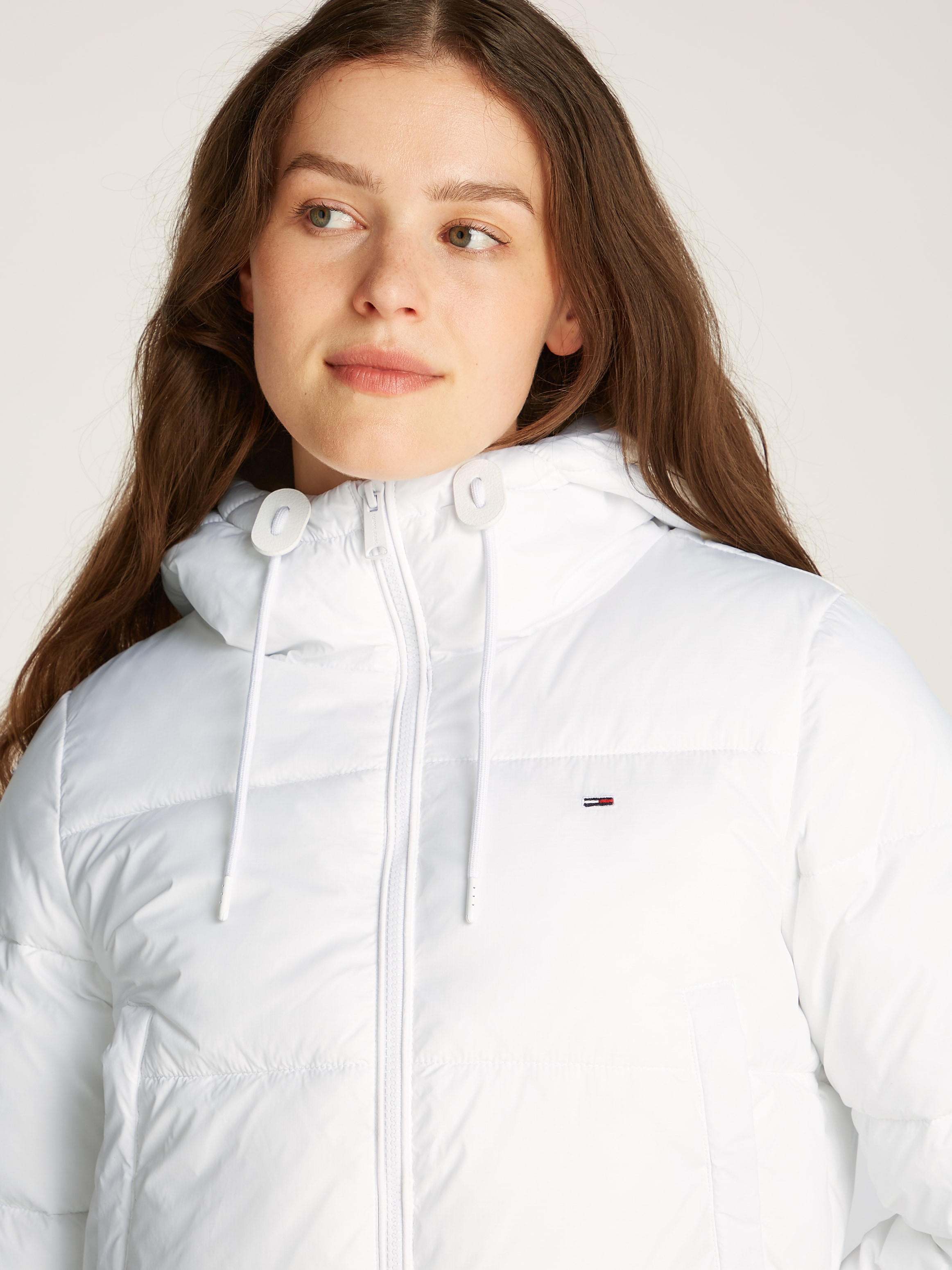 Tommy Jeans Steppjacke »TJW CRP HOODED PUFFER«, mit Kapuze, mit Kapuze