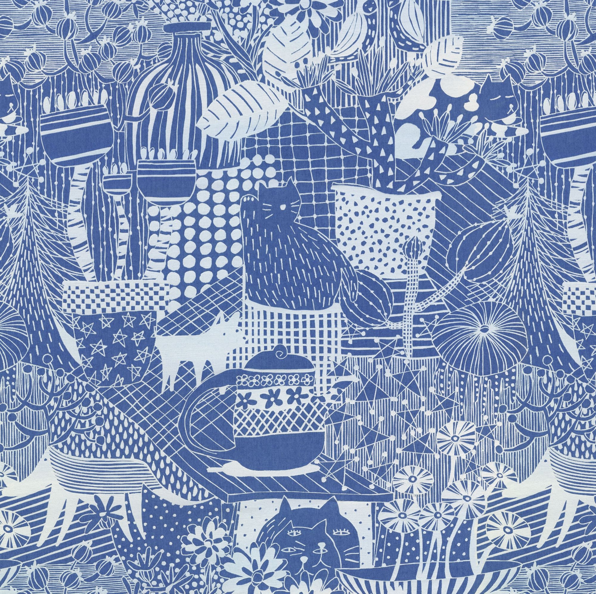 Komar Fototapete »Vlies Fototapete - Feline Mirage - Größe 250 x 250 cm« Motiv | bedruckt glatt