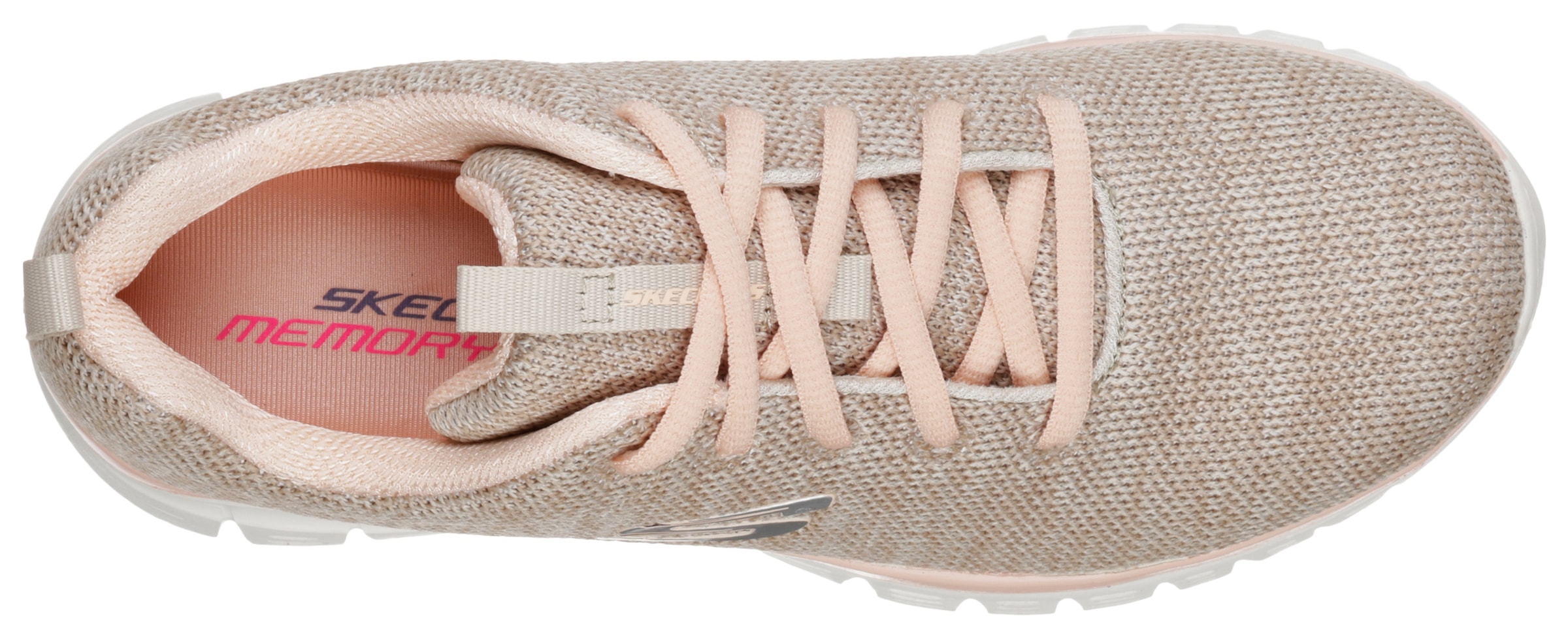 Skechers Sneaker »Graceful - Twisted Fortune«, Freizeitschuh, Halbschuh, Schnürschuh mit Memory Foam