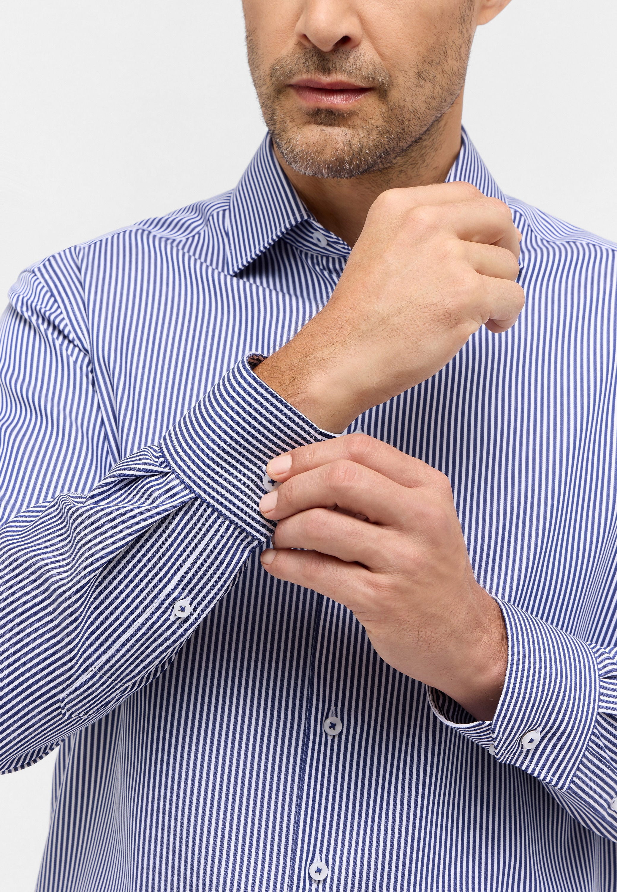 Eterna Langarmhemd »MODERN FIT« NON IRON (bügelfrei)