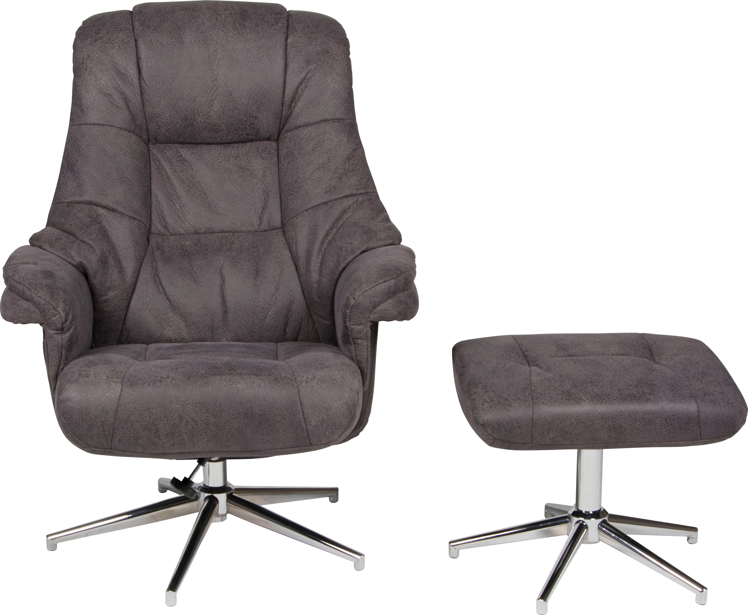 Duo Collection TV-Sessel »Burnaby«, mit Hocker und Relaxfunktion, 360 Grad drehbar