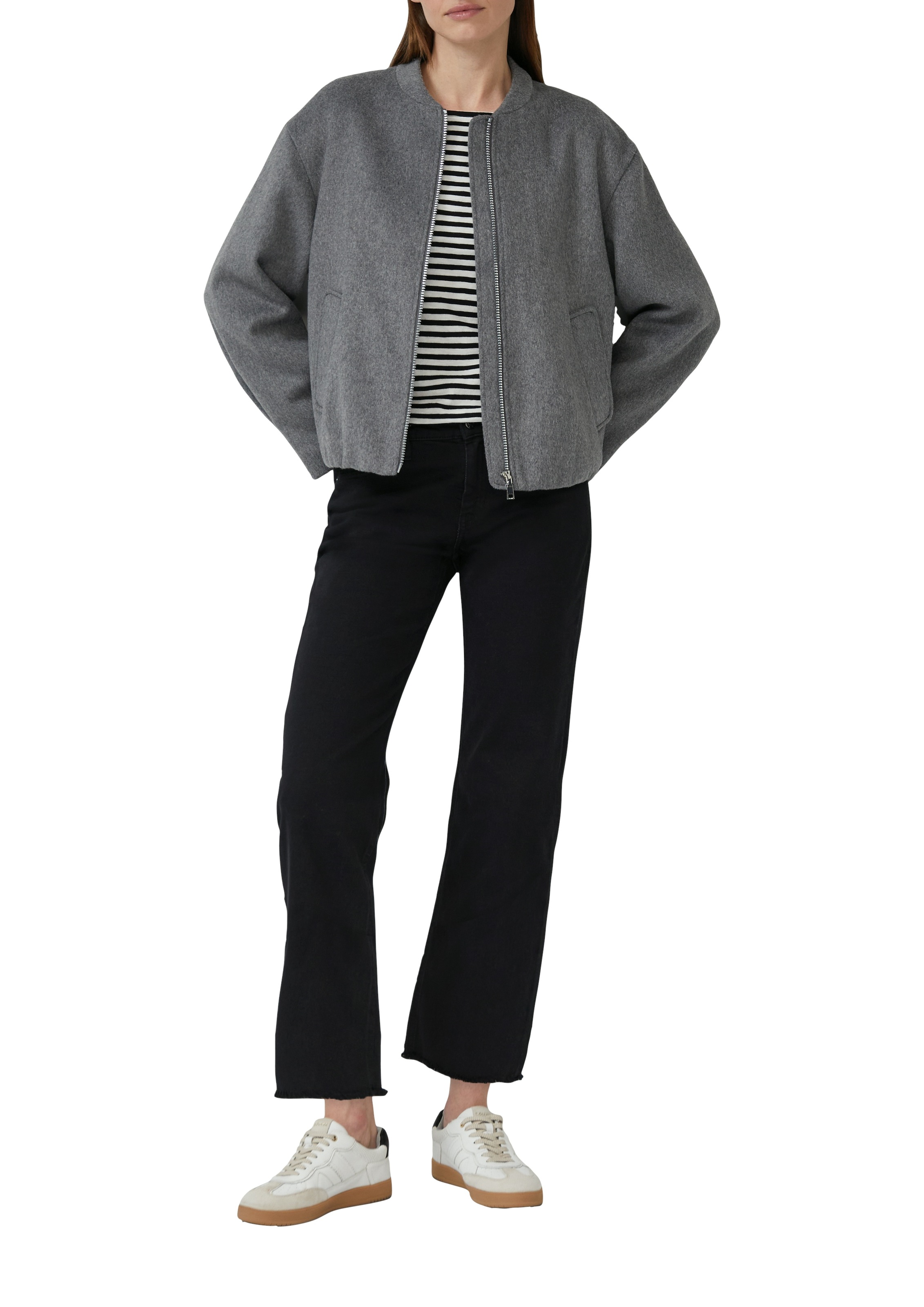 s.Oliver Langarmshirt mit Streifen Muster