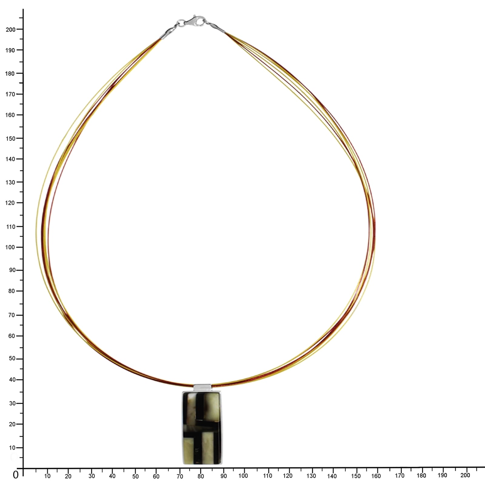 OSTSEE-SCHMUCK Collier »- Quella - Silber 925/000 - Bernstein«