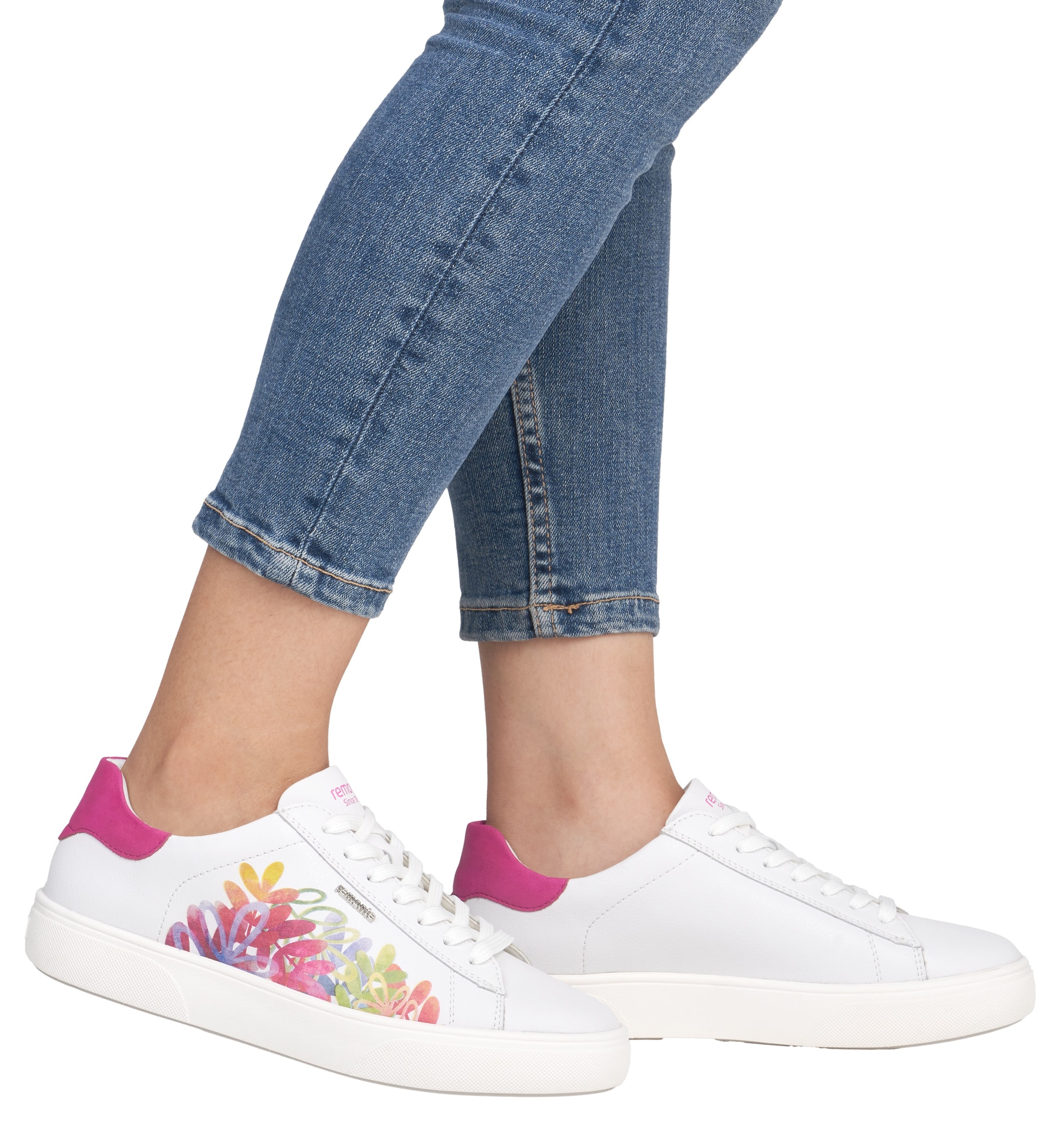 Remonte Plateausneaker, Schnürschuh, Freizeitschuh, Halbschuh mit Kontrastbesatz
