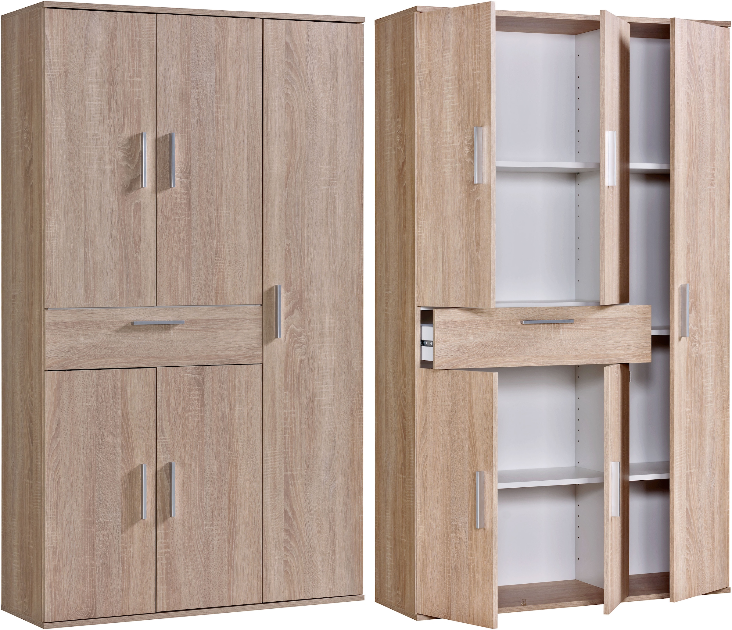 Procontour Mehrzweckschrank "Clara" Höhe 167cm, mit variabel verstellbaren Einlegeböden