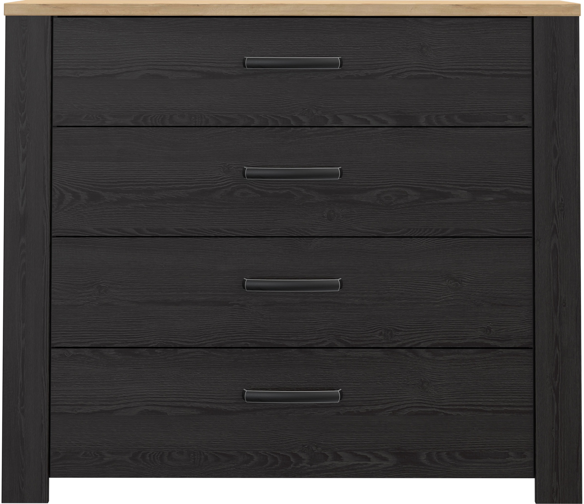 FORTE Kommode »Bohol« B/H/T 101,4/87/42 cm, 4 Schubkästen