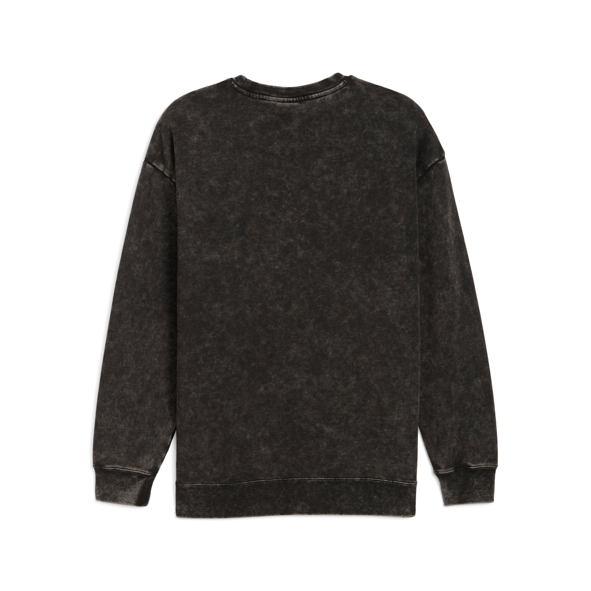 PUMA Langarmshirt »ESS ELEVATED RELAXED WASH CREW FL« sportlicher Stil