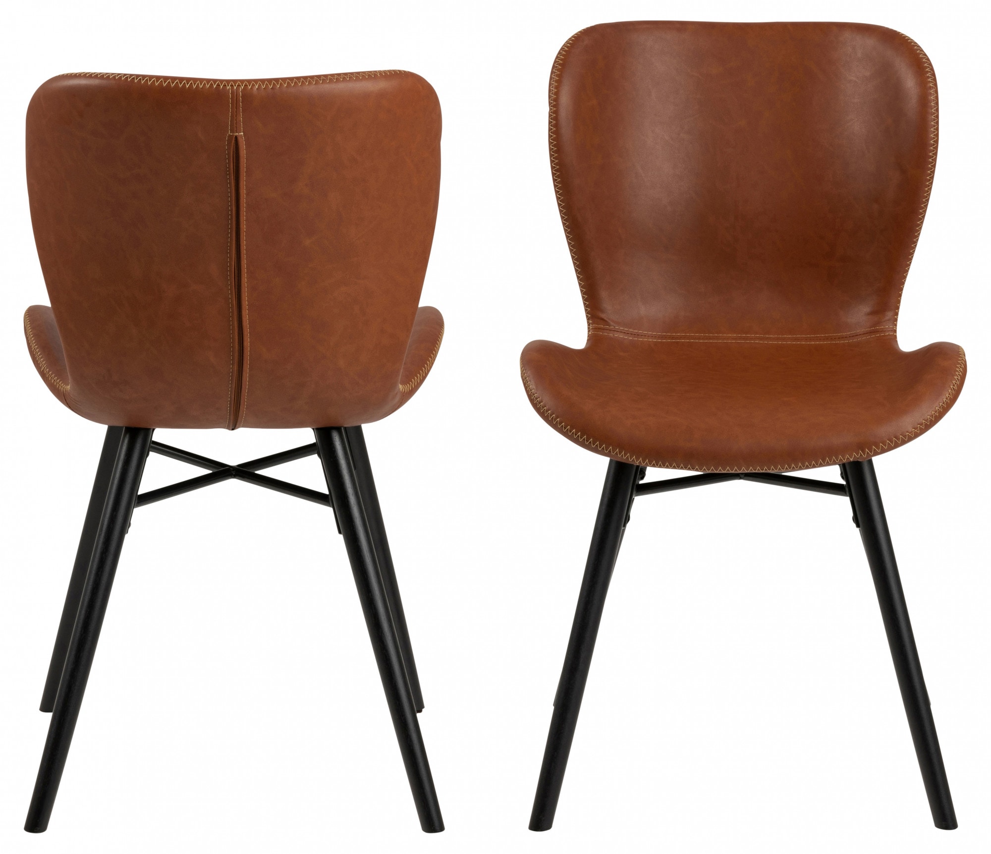 ACTONA GROUP Esszimmerstuhl, (Set), 2 St., in verschiedenen Bezugsqualitäten