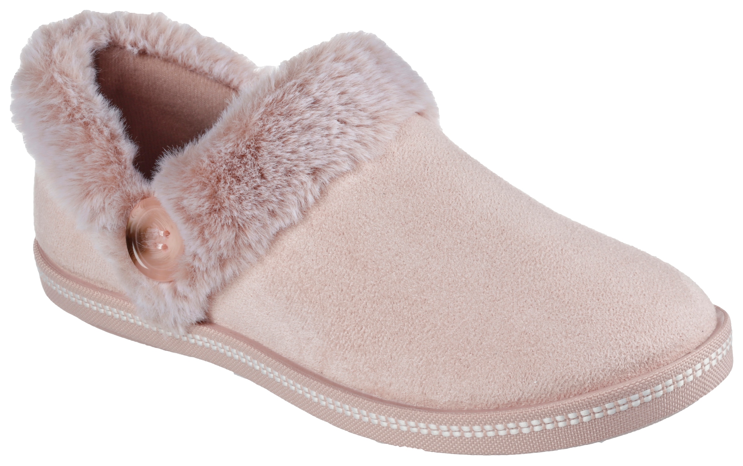 Skechers Pantoffel »COZY CAMPFIRE FRESH TOAST«, mit Fellimitat-Kragen