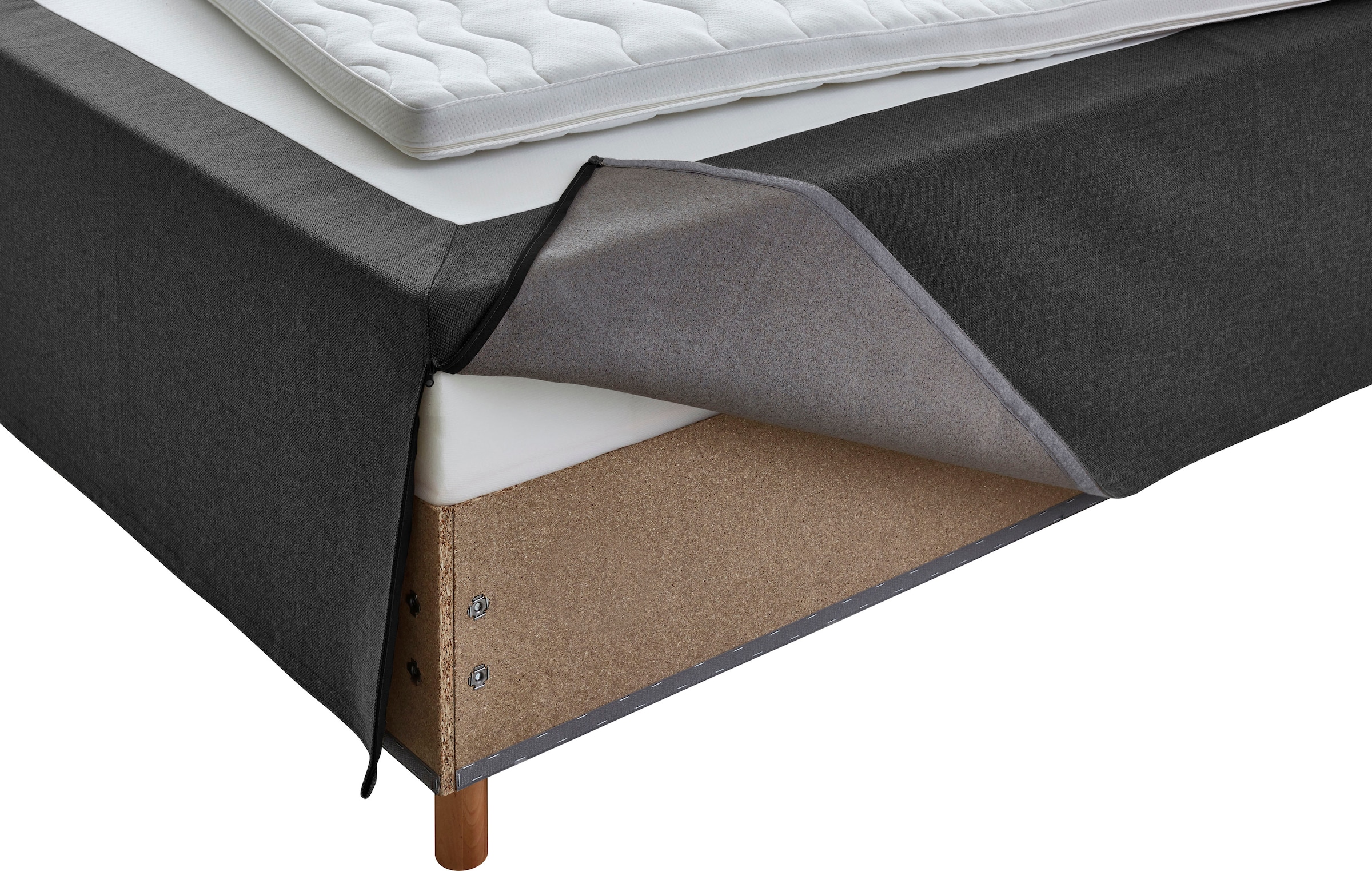 Home affaire Boxbett »Thorsby« Boxbett ohne Kopfteil, frei im Raum stellbar, für Dachschrägen