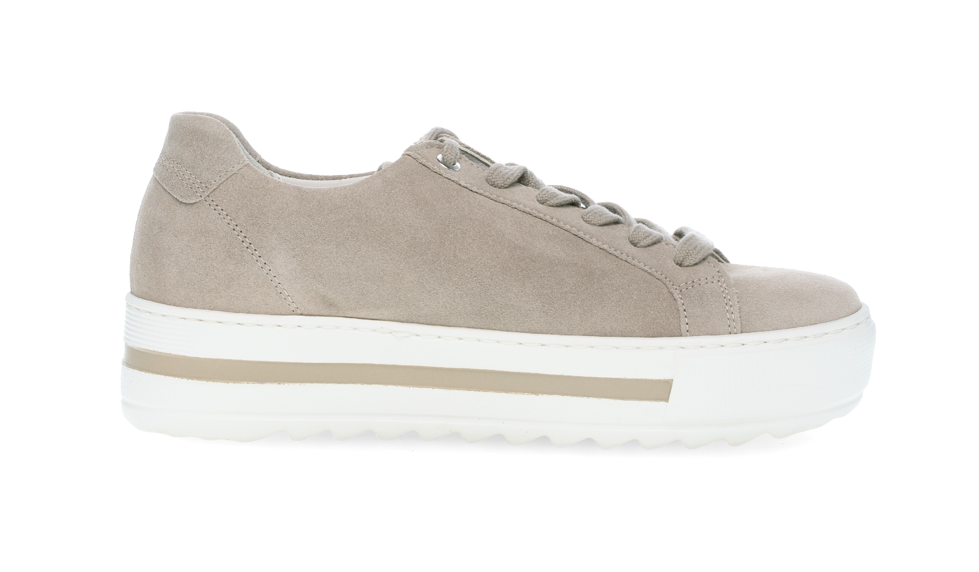 Gabor Plateausneaker »FLORENZ«  Freizeitschuh, Halbschuh, Schnürschuh mit Außenreißverschluss, G-Weite