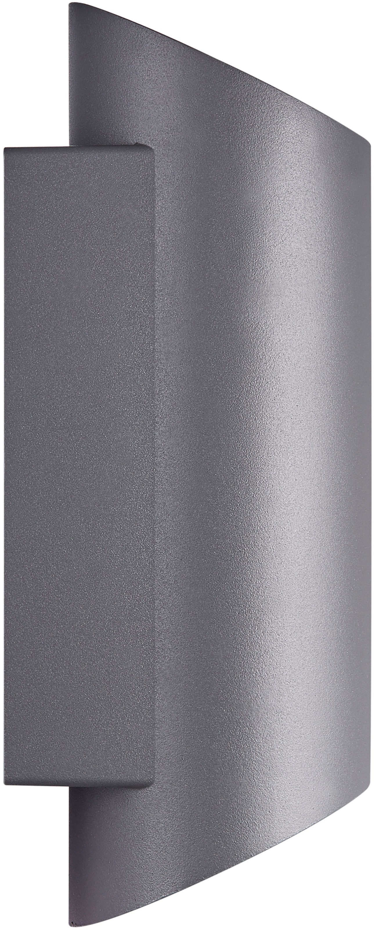 Nordlux Außen-Wandleuchte »Nico Round«, Leuchtmittel GU10 | ohne Leuchtmittel, Leuchtet sowohl nach oben als auch nach unten, Aluminium-Gehäuse