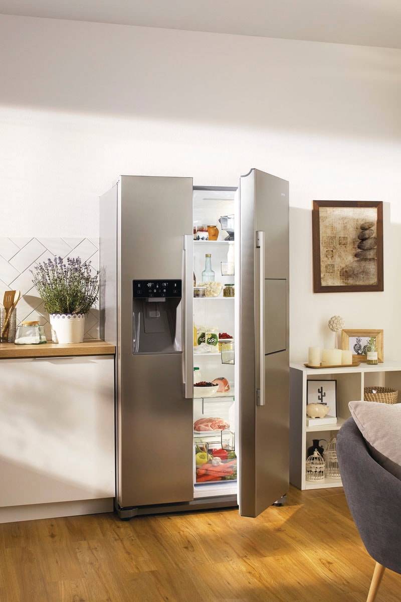 GORENJE Side-by-Side, NRS9EVXB1, 179 cm hoch, 91 cm breit