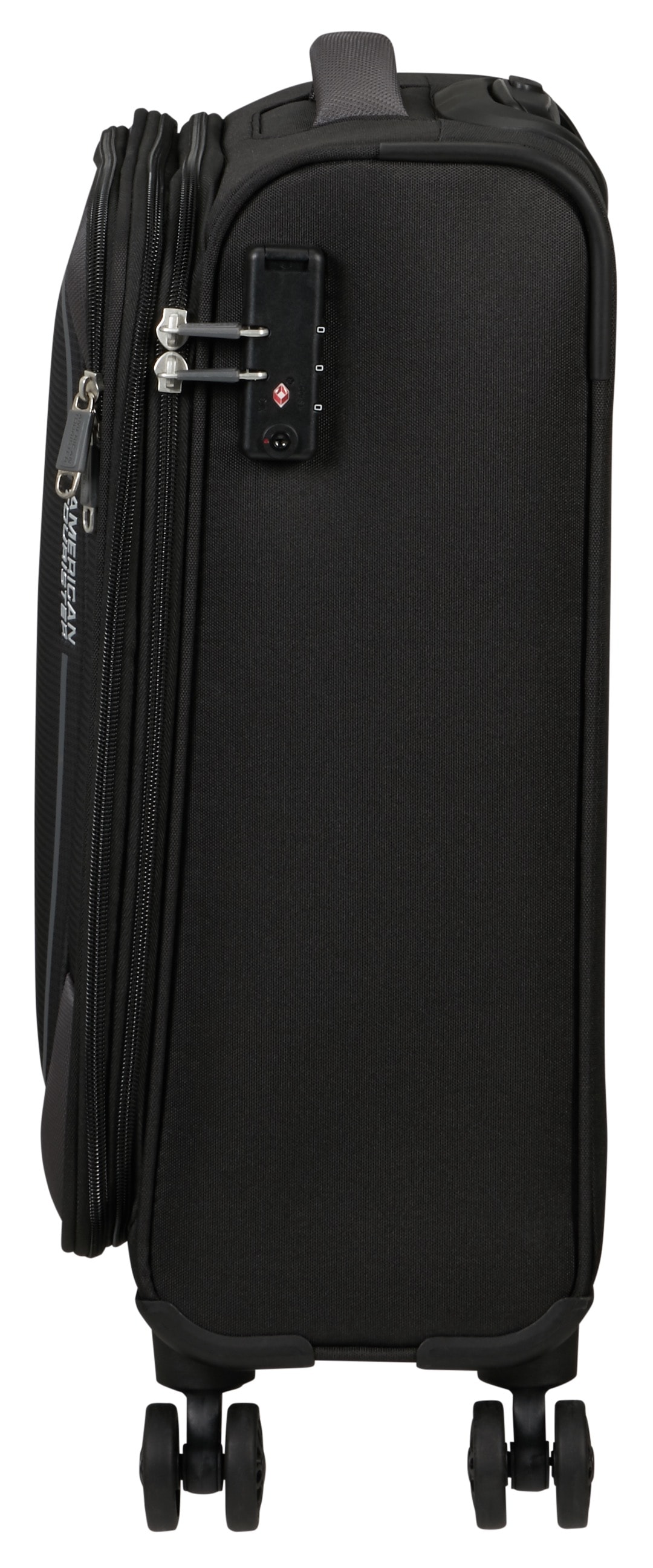 American Tourister® Weichgepäck-Trolley »PULSONIC, in verschiedenen Farben und Größen«, 4 Rollen, Reisekoffer Weichschalenkoffer TSA-Schloss