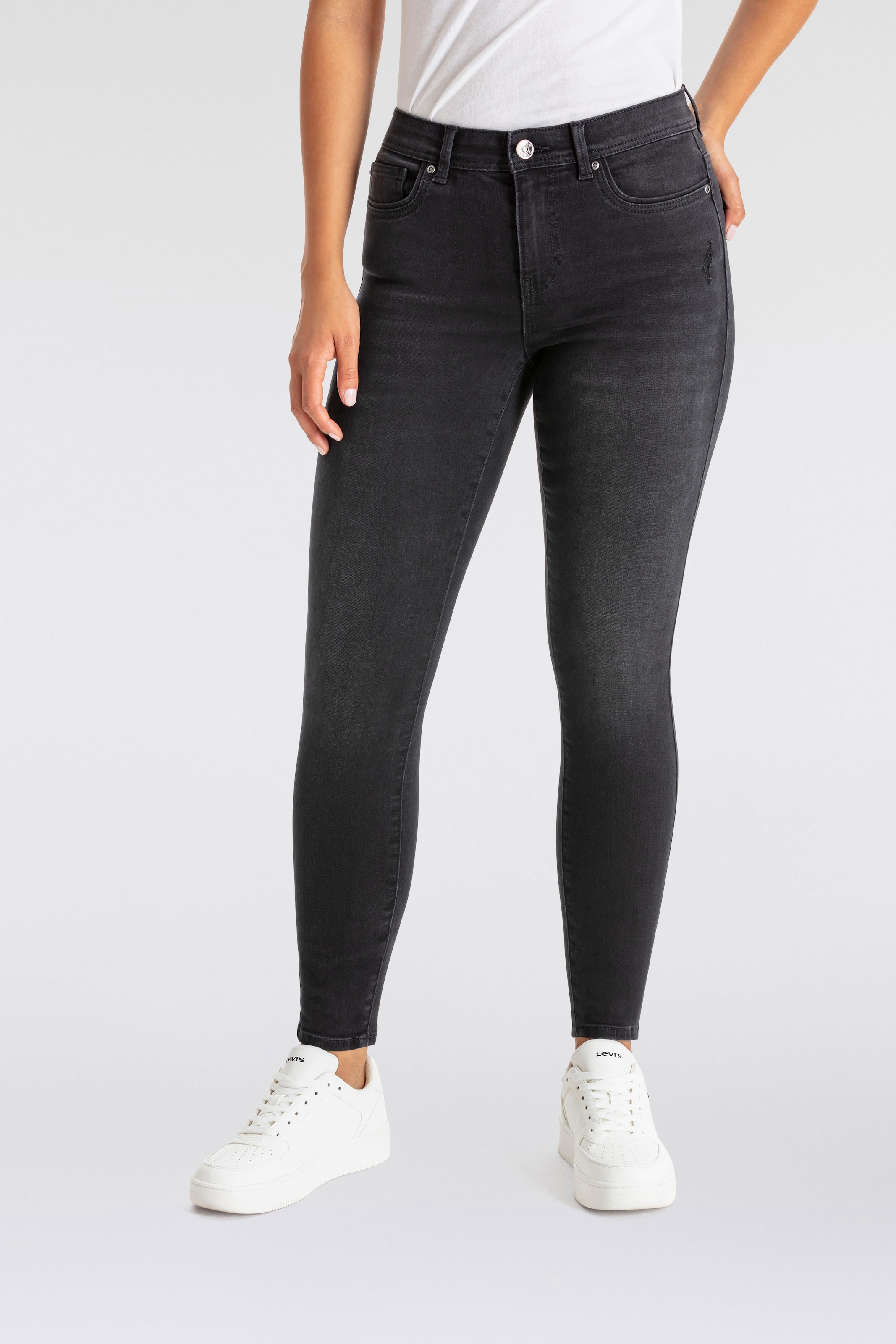 Skinny-fit-Jeans »ONLWOW MID SKINNY BJ«