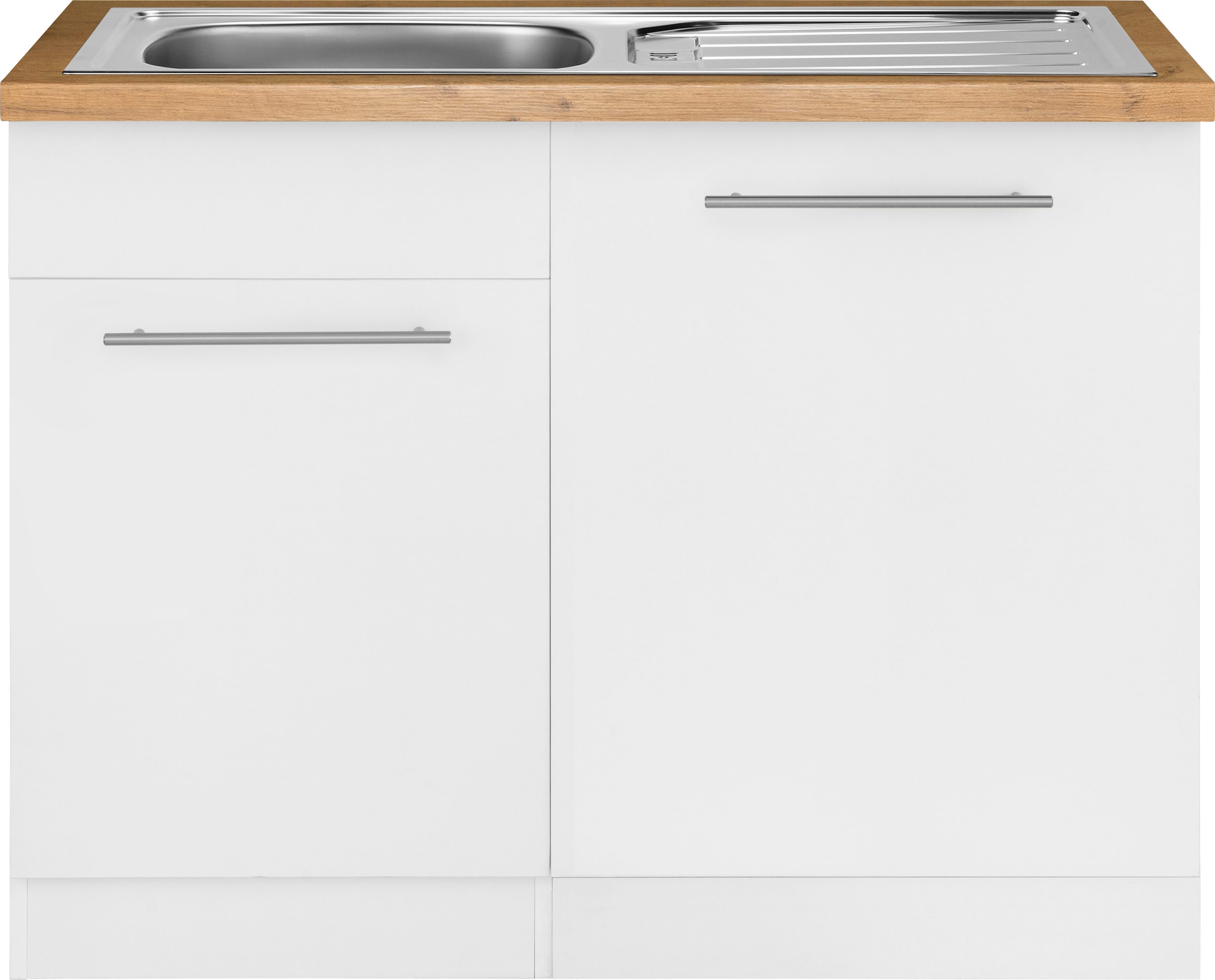 wiho Küchen Spülenschrank »Unna«, 110 cm breit, inkl. Tür/Sockel/Griff für  Geschirrspüler bequem bestellen