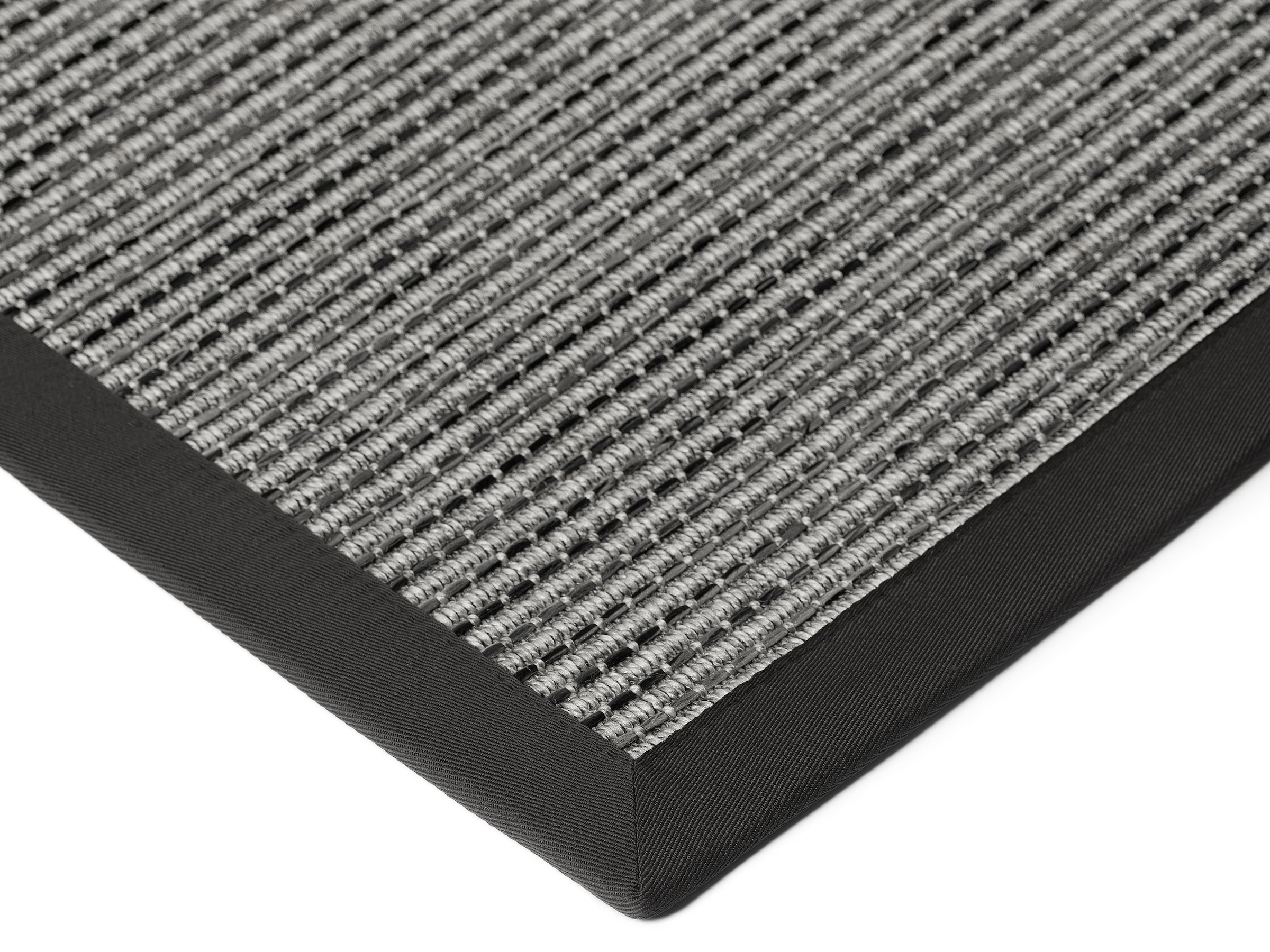 Dekowe Teppich »Basic S2 Stripes« rechteckig 10 mm Höhe meliert, Sisaloptik, mit Bordüre, In- und Outdoor geeignet