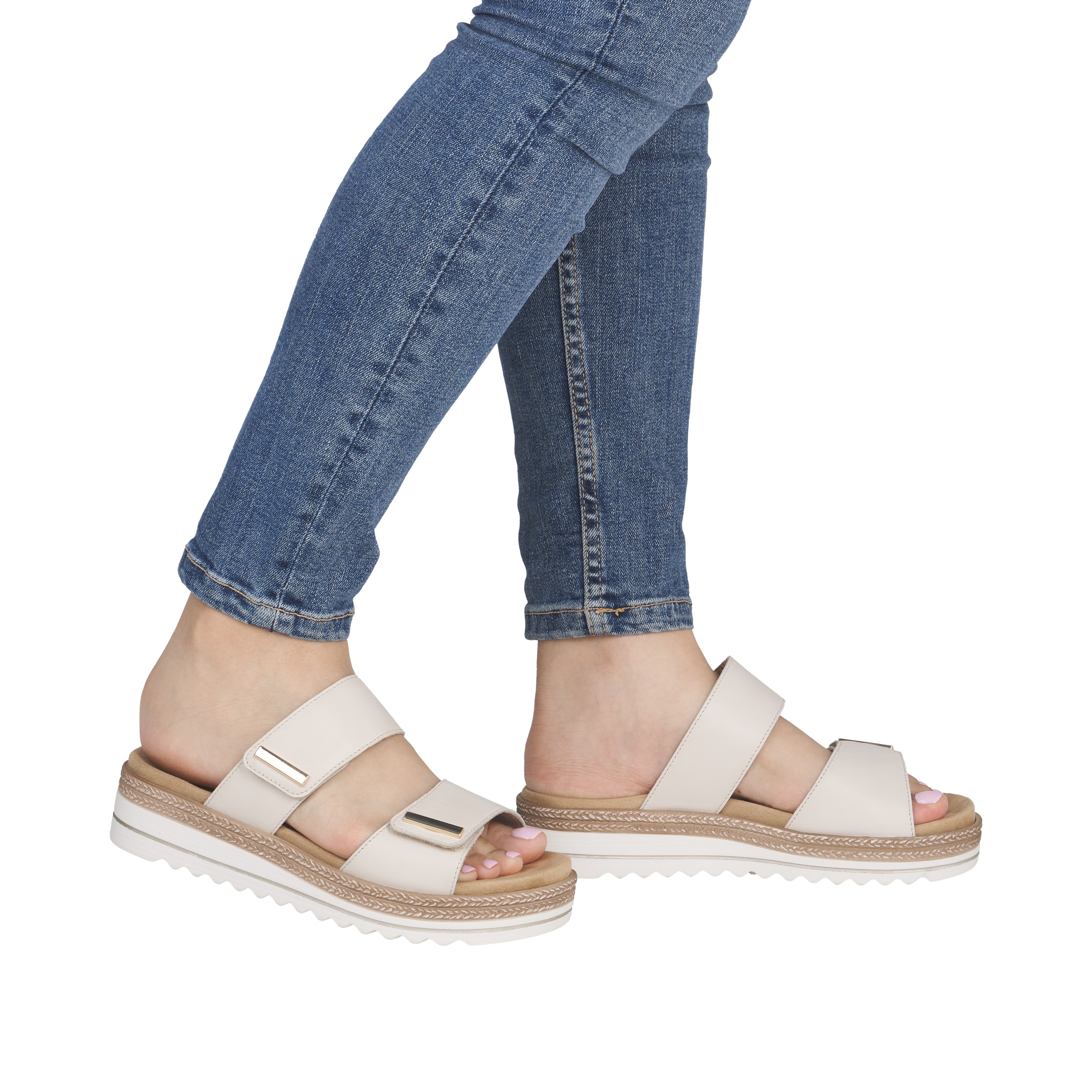 Remonte Pantolette  Sommerschuh, Hausschuh, Plateauschuh mit Softfußbett