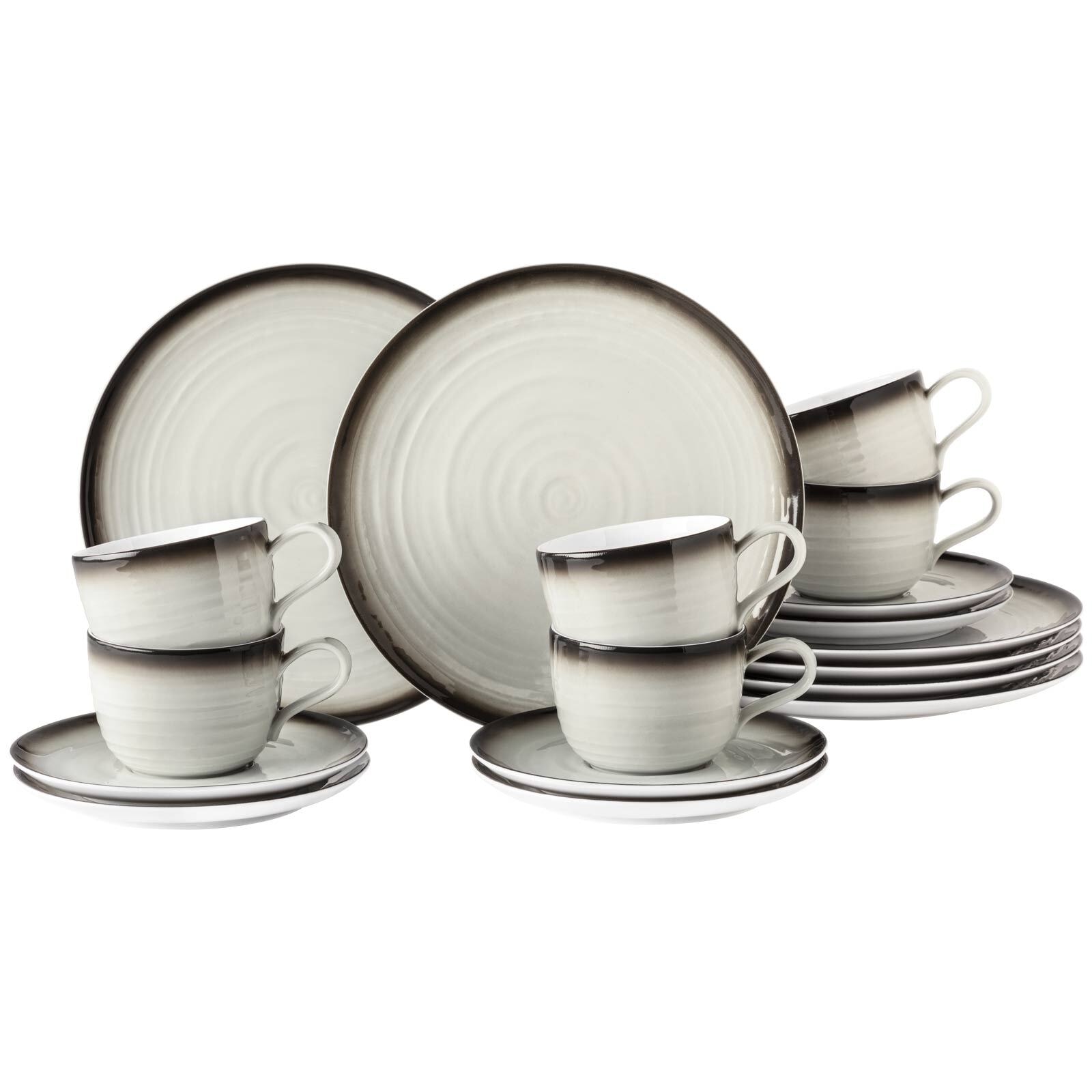 Seltmann Weiden Geschirr-Set »Kaffeeservice Terra 18er Set« Spülmaschinenfest, Mikrowellensicher, Ofenfest