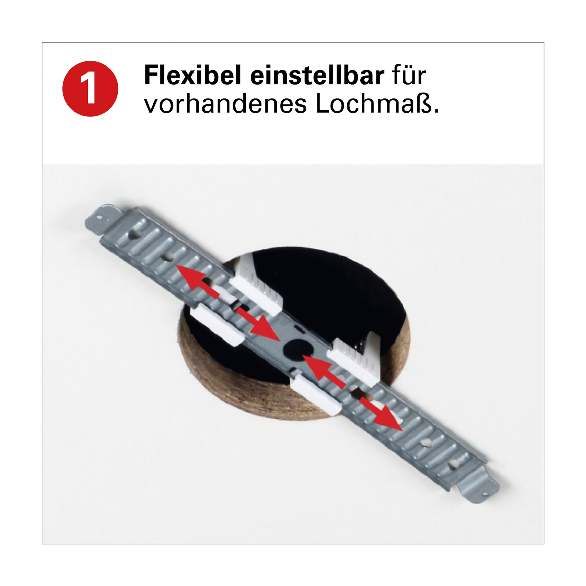 näve LED Deckenleuchte »Bonus« LED-Modul 1 Stk. warmweiß - kaltweiß rund, D: 17cm, weiß, CCT per Gerätschalter, flexible Installation