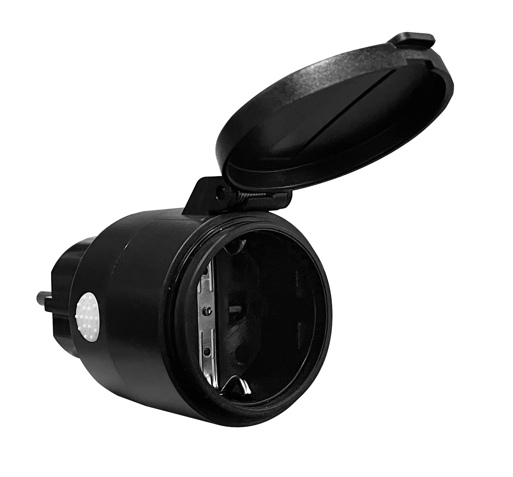 Hyrican Steckdose »2er Pack Smart WIFI Steckdose, 10A, Alexa/ Google kompatibel«, geeignet für Außeneinsatz, IP44