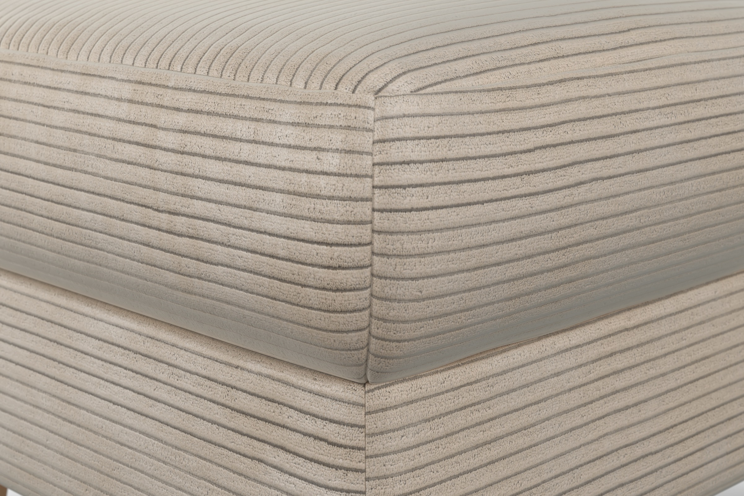 Home affaire Polsterhocker »Summer« inkl. Stauraum, Cord-Bezug