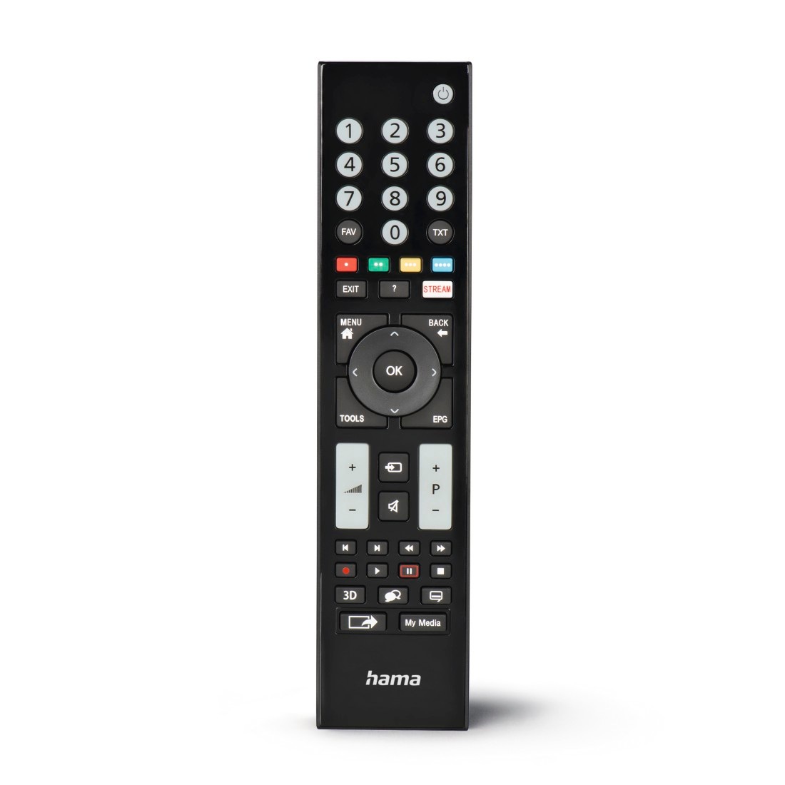 Hama Universal-Fernbedienung »Universal Ersatzfernbedienung für Grundig TV, lernfähig«, 1-in-1