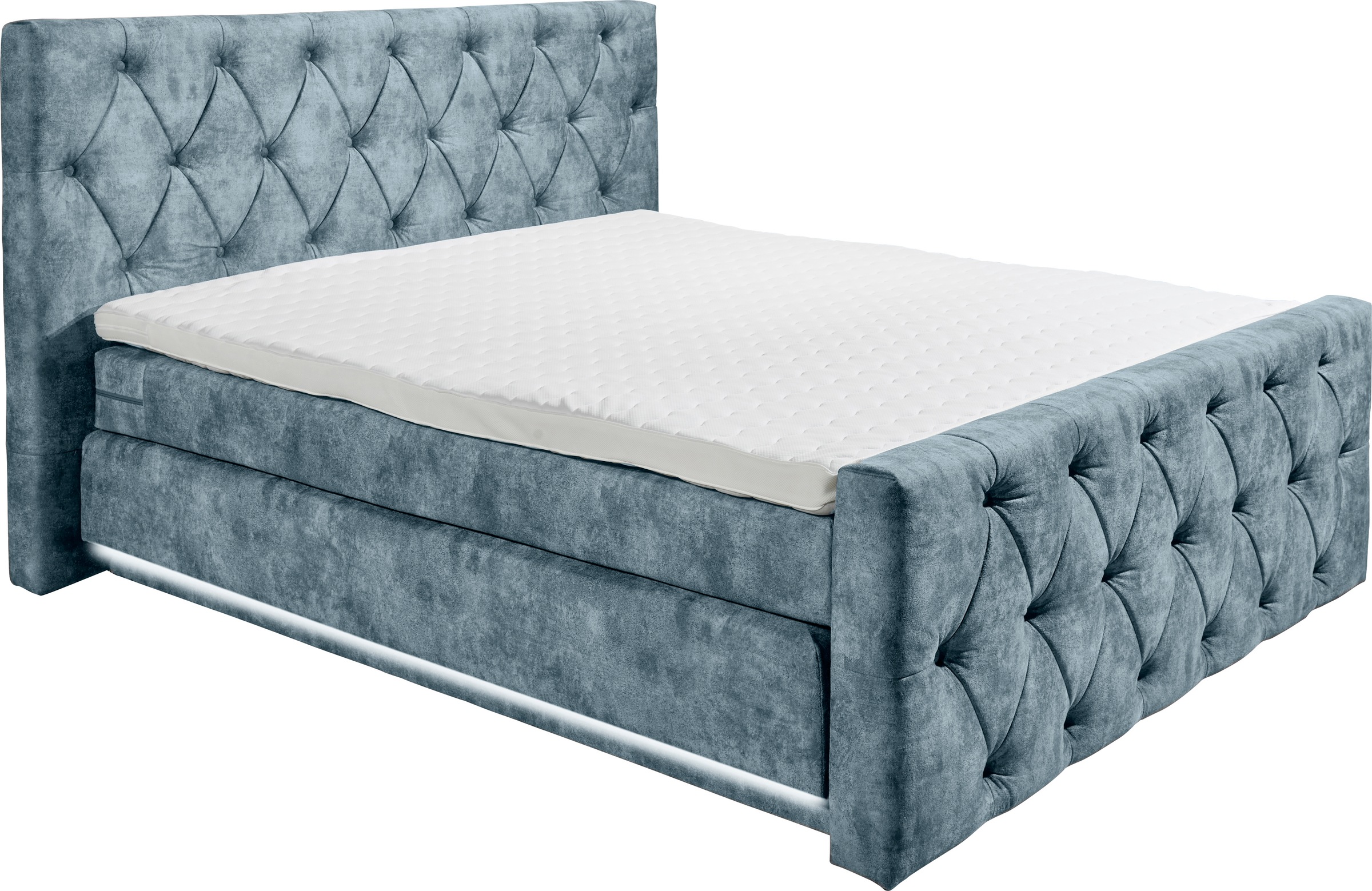 ED EXCITING DESIGN Boxspringbett »Cortona«, inkl. zwei schwebenden Bettkästen,... kaufen