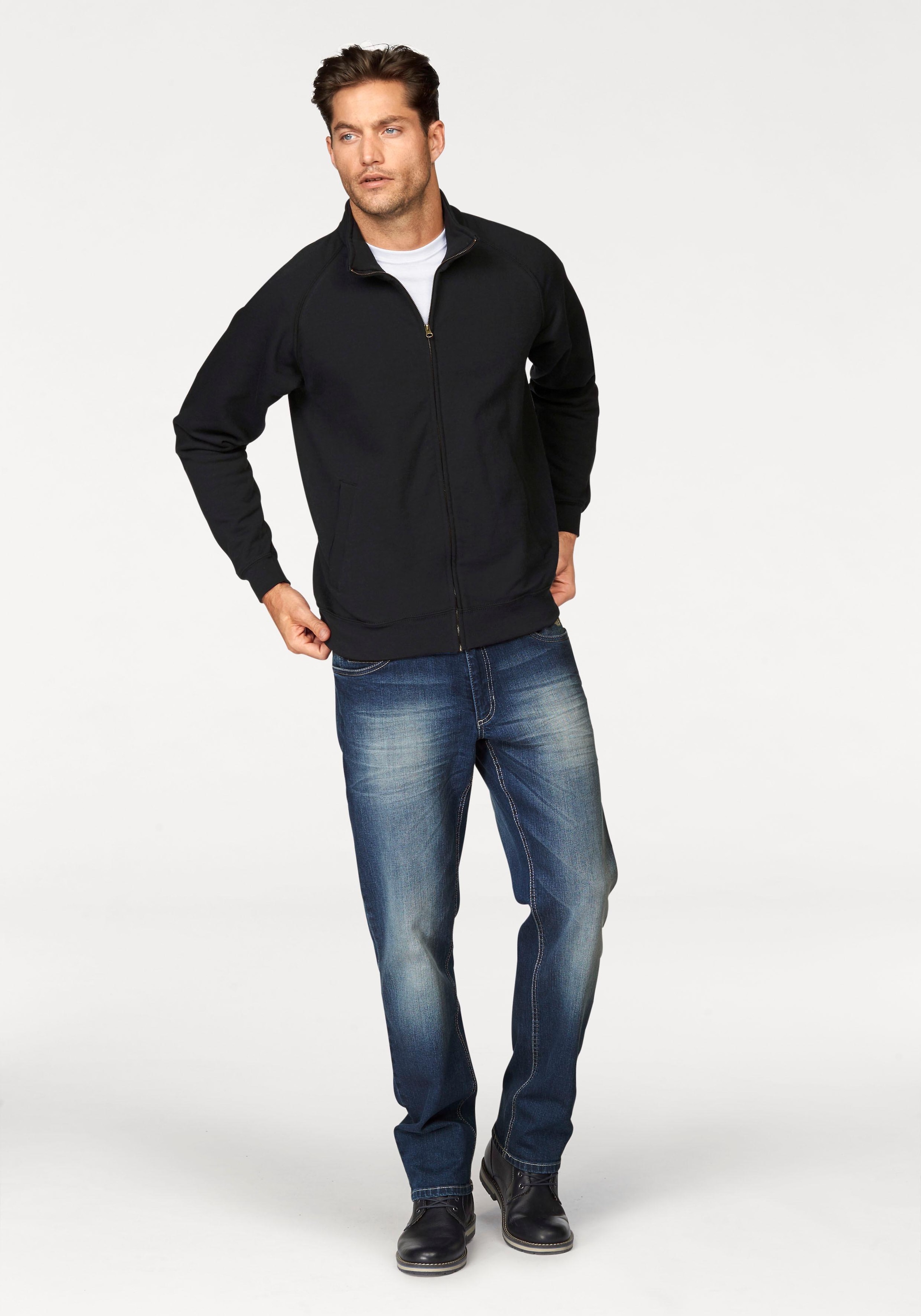 Fruit of the Loom Sweatjacke, aus Baumwollmischung