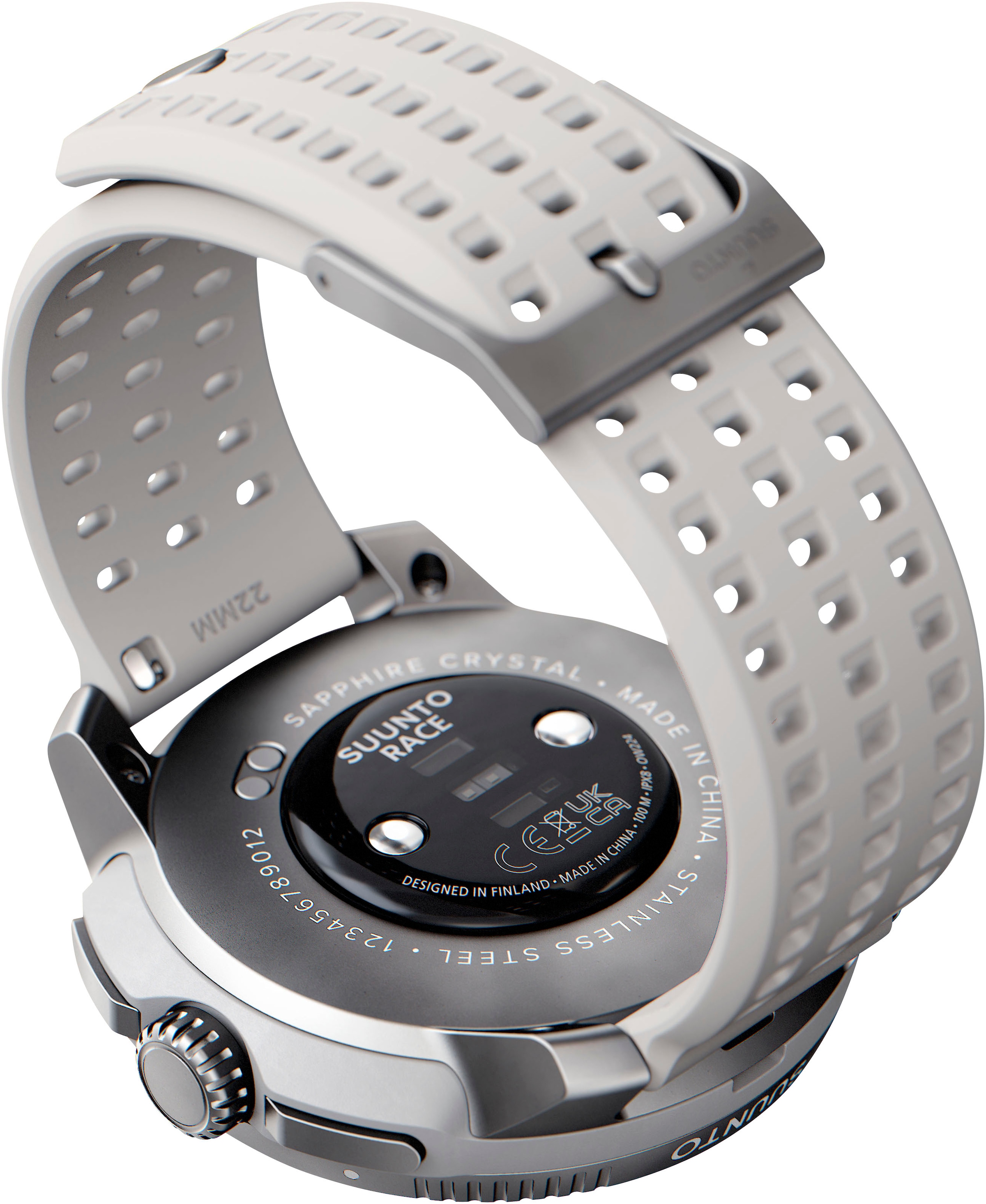 Suunto Smartwatch »Race Edelstahl«, (Wear OS by Google)
