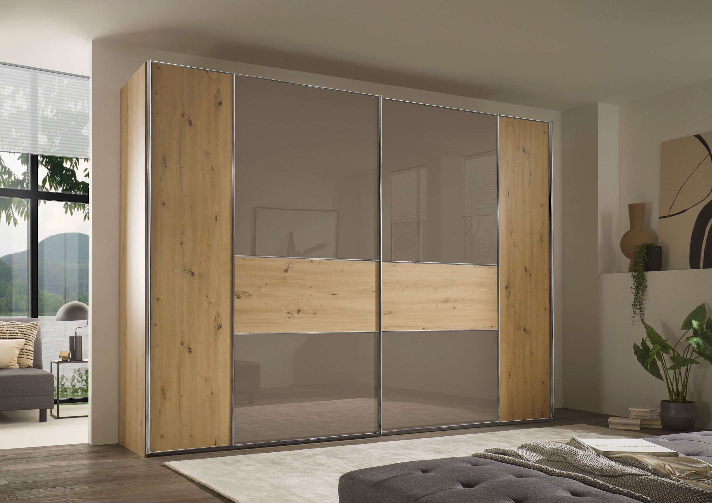 STAUD Schwebetürenschrank »Sonett 321C, Made in Germany«, mit vier verschiedenen Ausstattungsvarianten