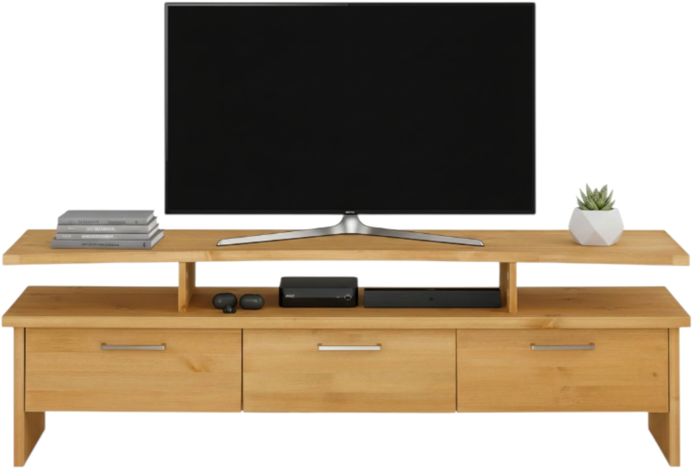 Home affaire TV-Board »Ixo« Breite 148 cm, mit 3 Schubladen, aus masiver Kiefer, FSC®