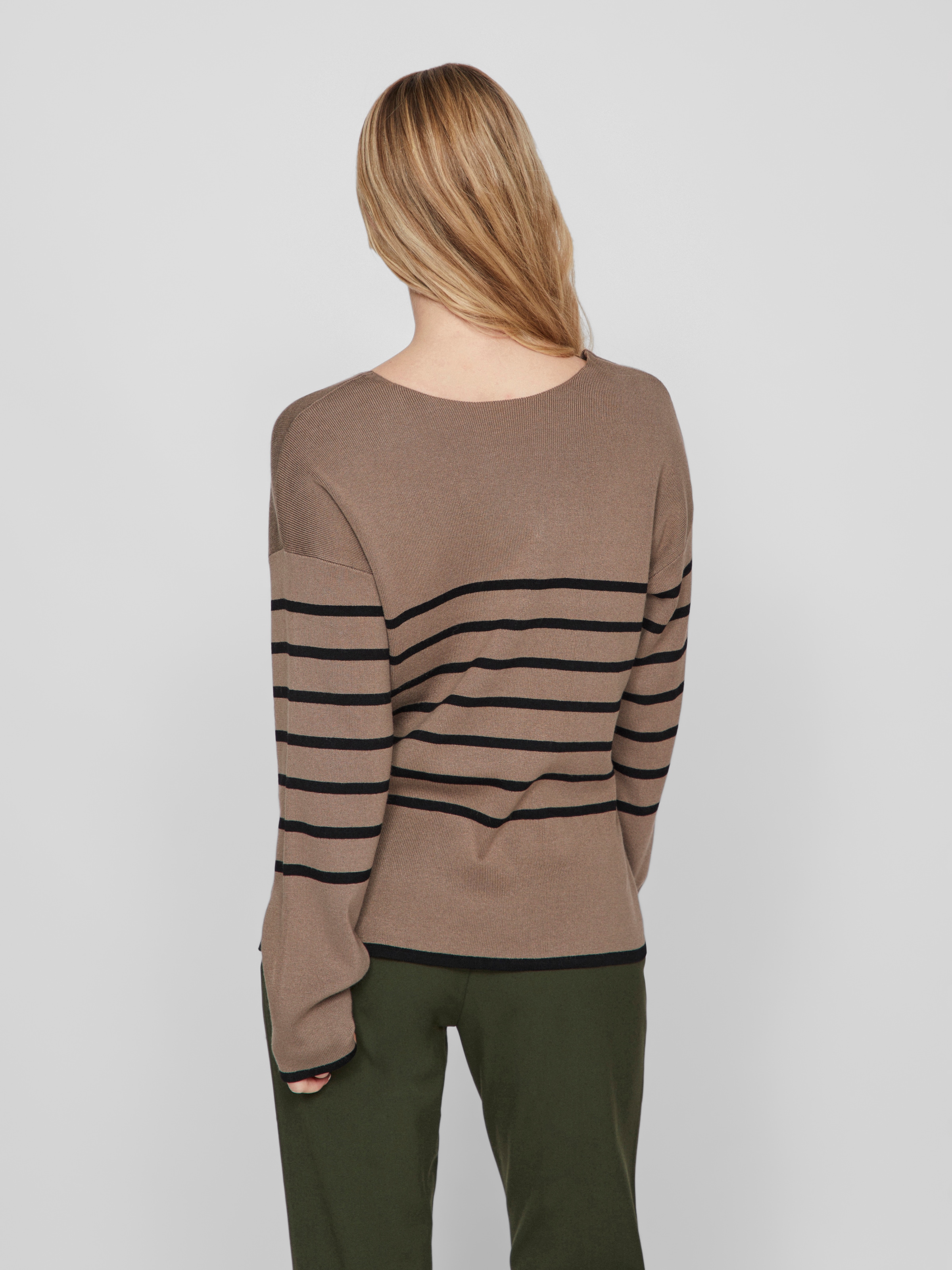 Vila V-Ausschnitt-Pullover »VIOSTRIA V-NECK L/S REV TOP-NOOS«