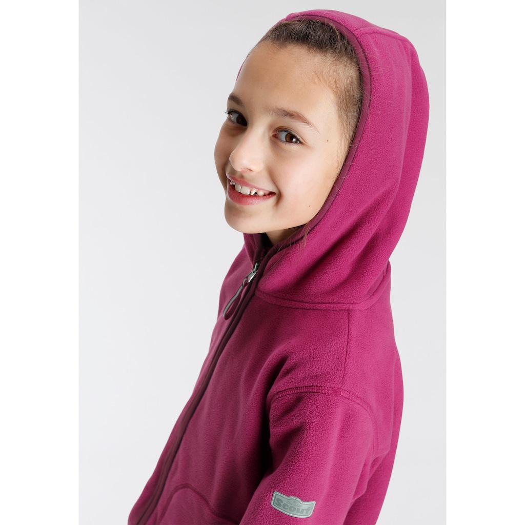 Scout Fleecejacke »COZY 2«, mit Kapuze, mit Ärmelbündchen