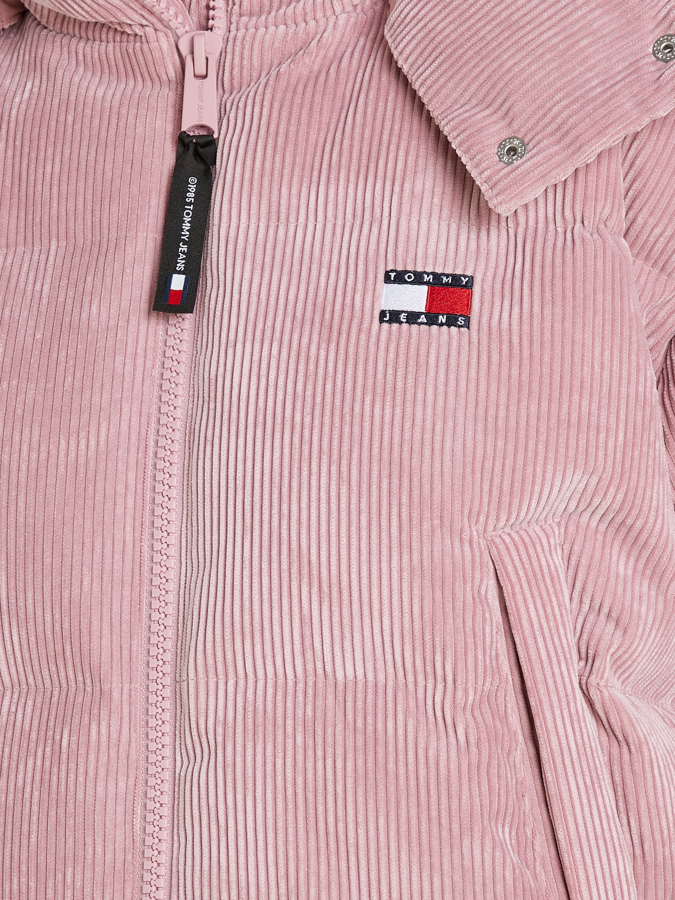 Tommy Jeans Steppjacke »TJW WASHED CORD CRP ALASKA«, mit Kapuze, aus Cord