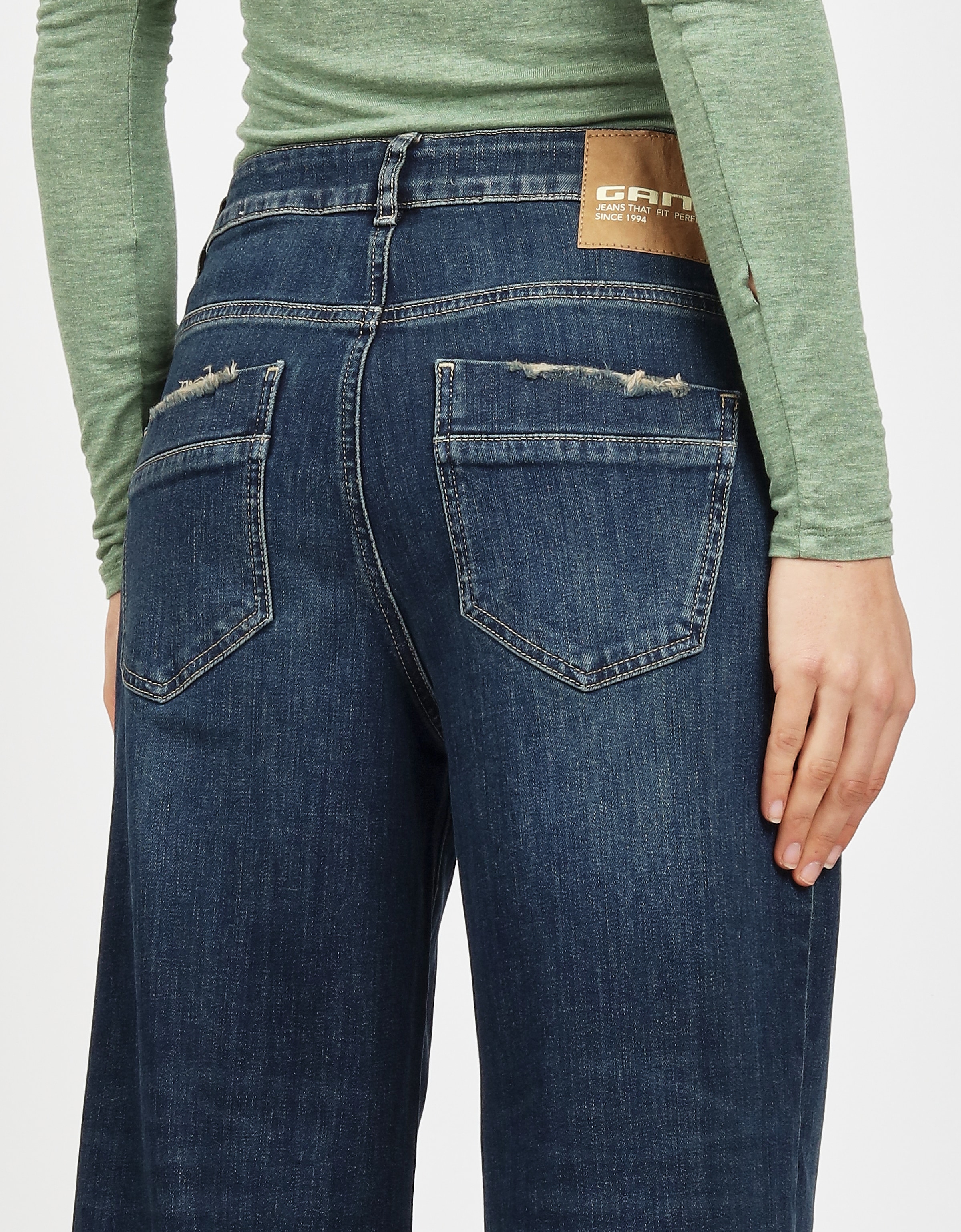 GANG Weite Jeans »94CAROL«, in verkürzter Cropped Form