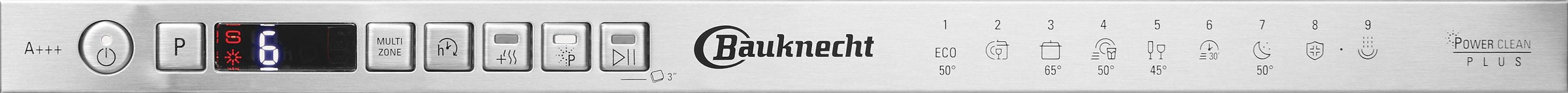 BAUKNECHT vollintegrierbarer Geschirrspüler »BSIO 3O35 PFE X«, 10 Maßgedecke