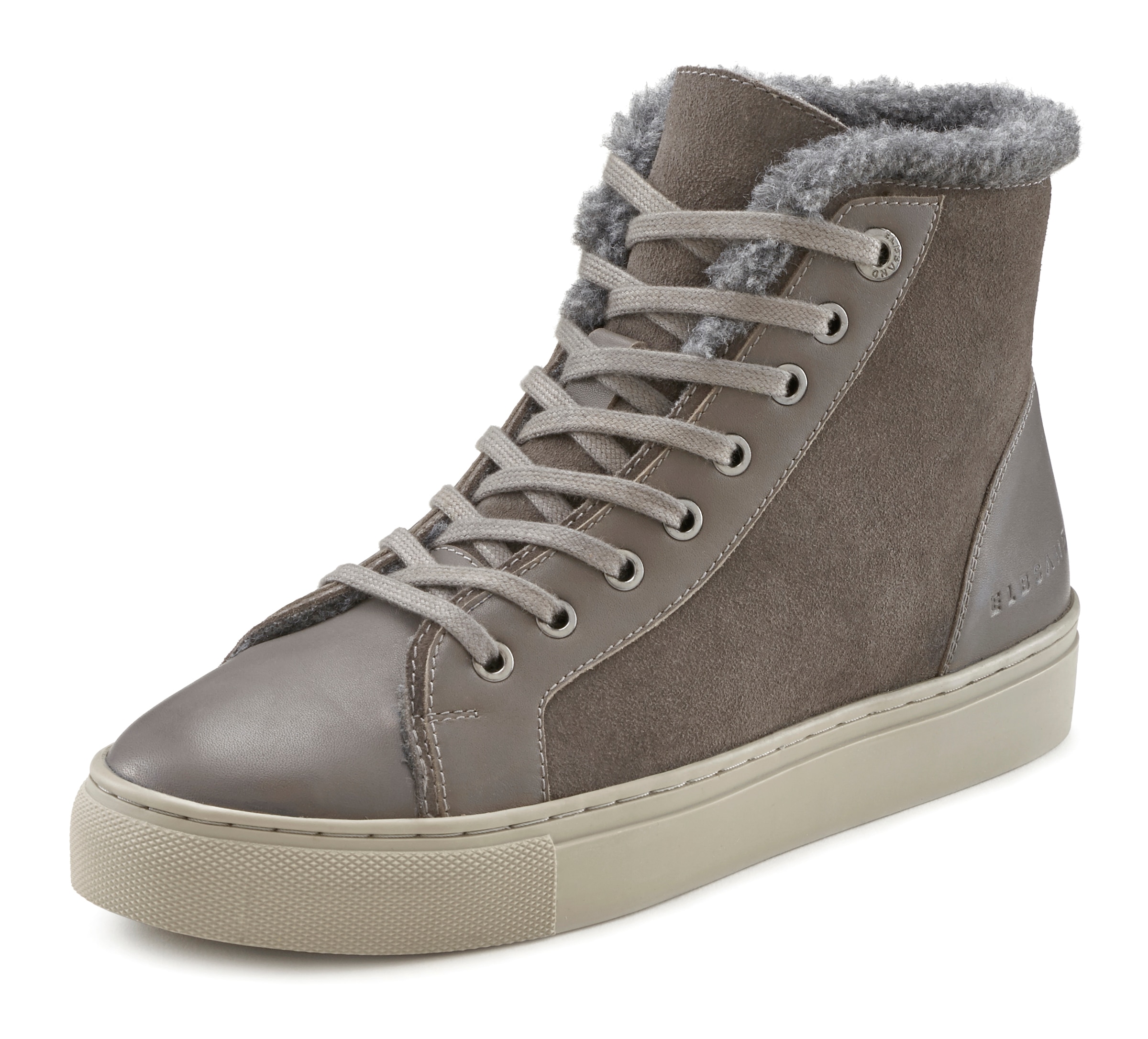 Elbsand Schnürboots, High-Top-Sneaker, Stiefelette, Winterboots aus Leder